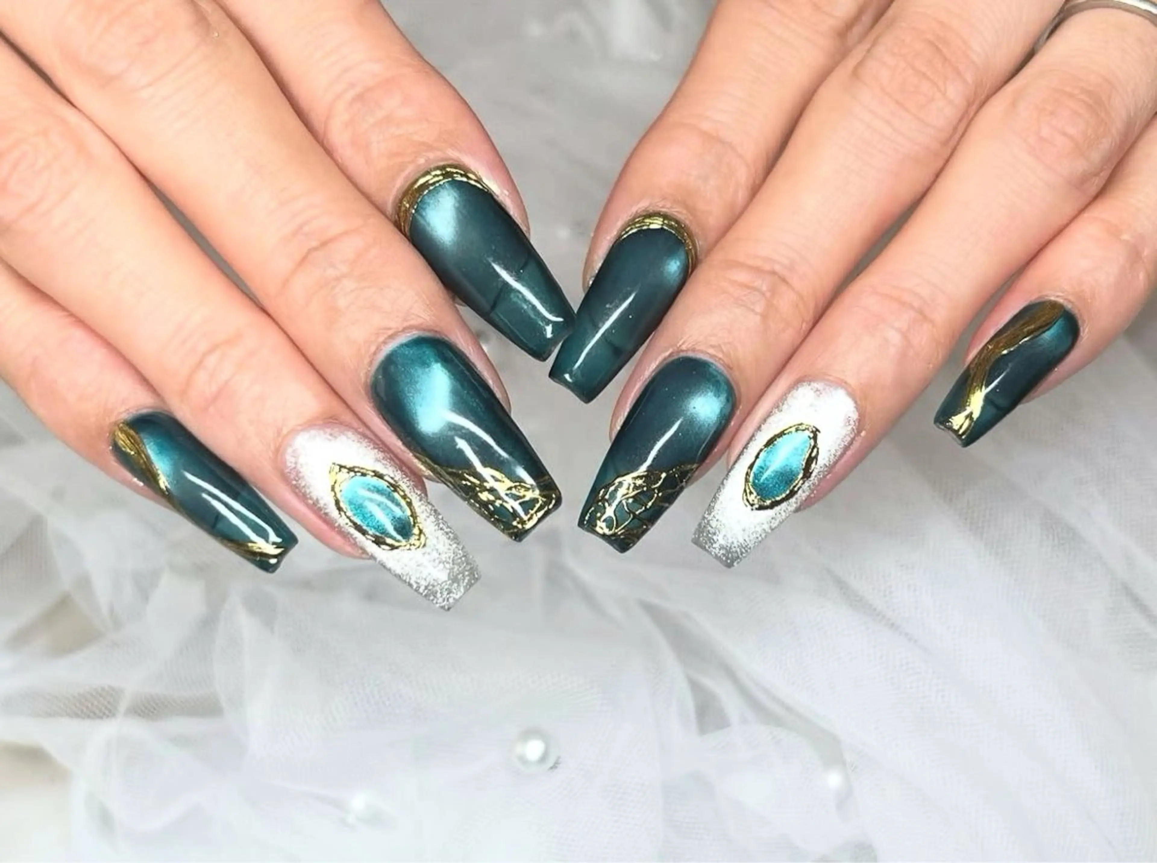 ネイル ハンドネイル なんば7nail YUZUHAのネイルデザイン