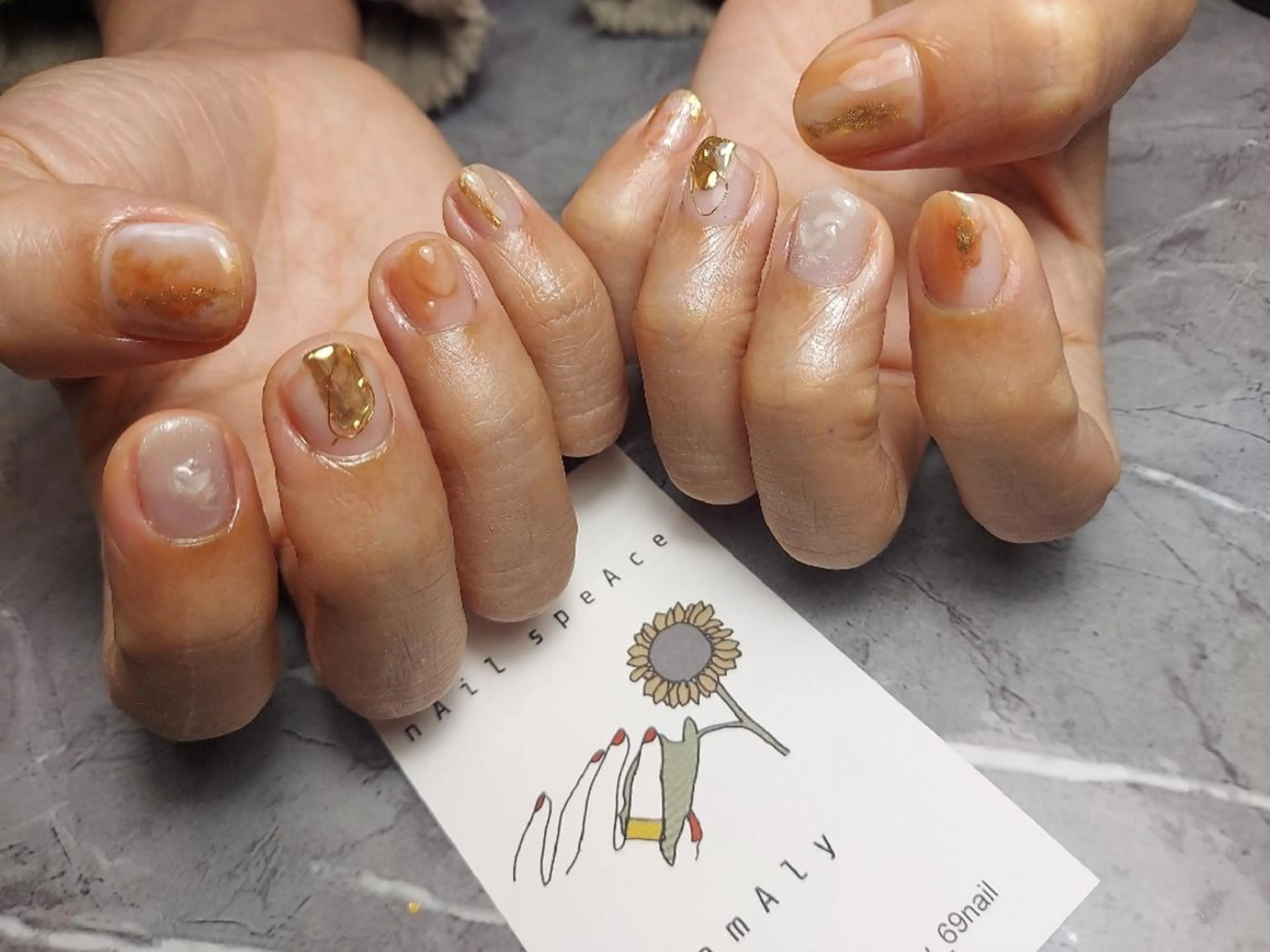 ショート ショートヘア Nailspeace Omalyのネイルデザイン