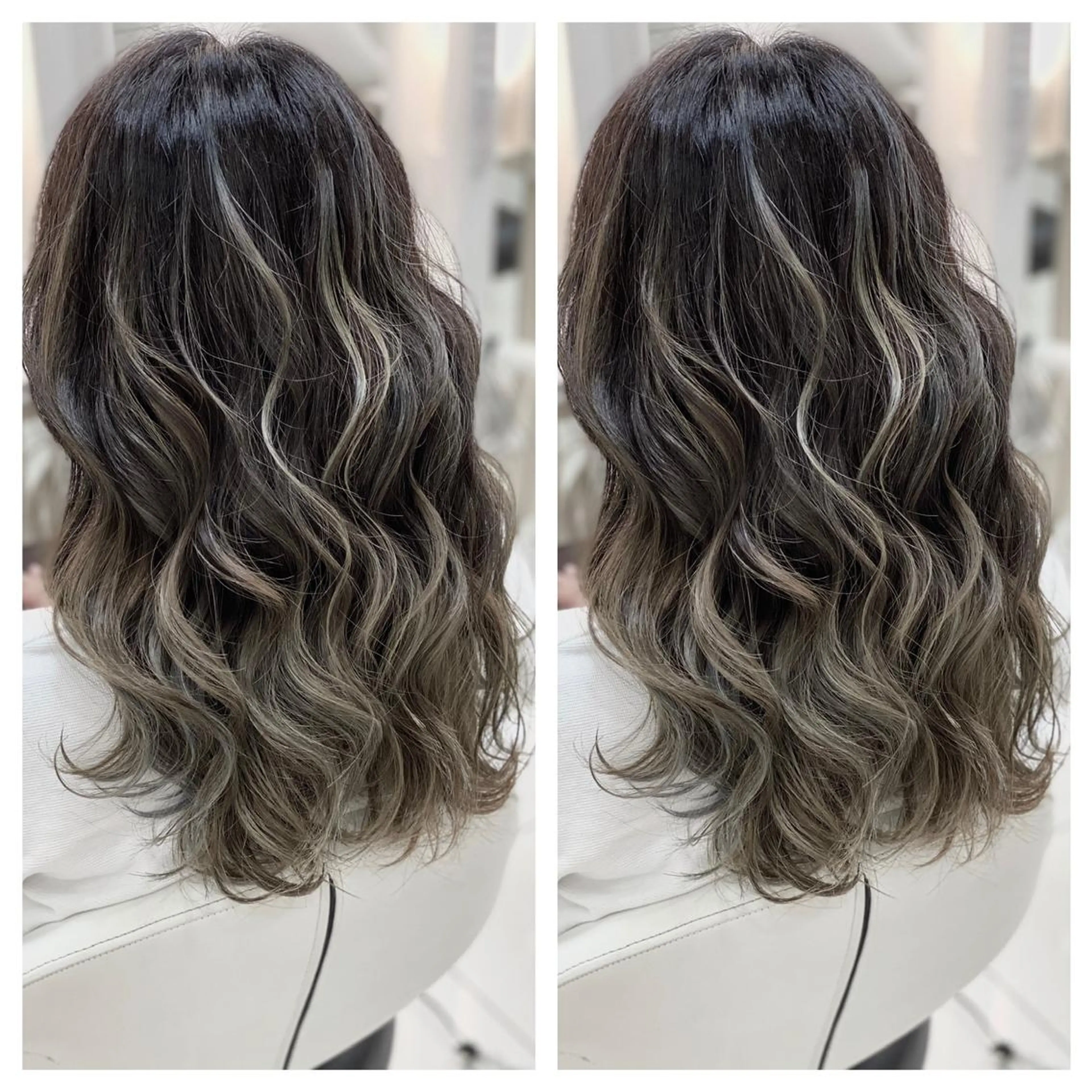 ロング カラー 全席個室 暖色カラー Zina松園優香🌸のヘアスタイル