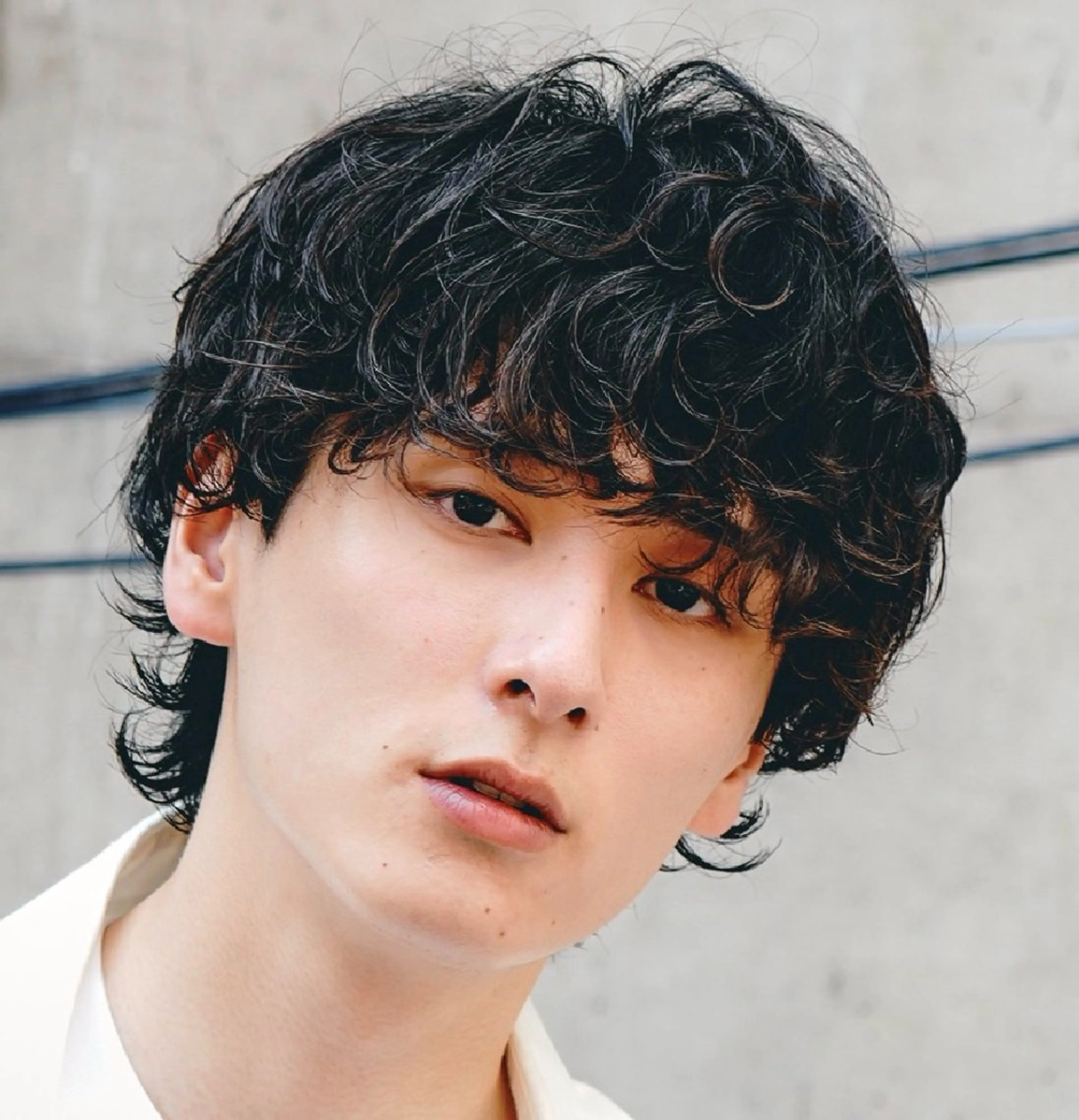 パーマ メンズ センターパート マッシュ メンズパーマ プードルパーマ メンズツイストパーマ カット パーマ トリートメント 仙台波巻きパーマ/ fifth/遠藤楓雅のヘアスタイル