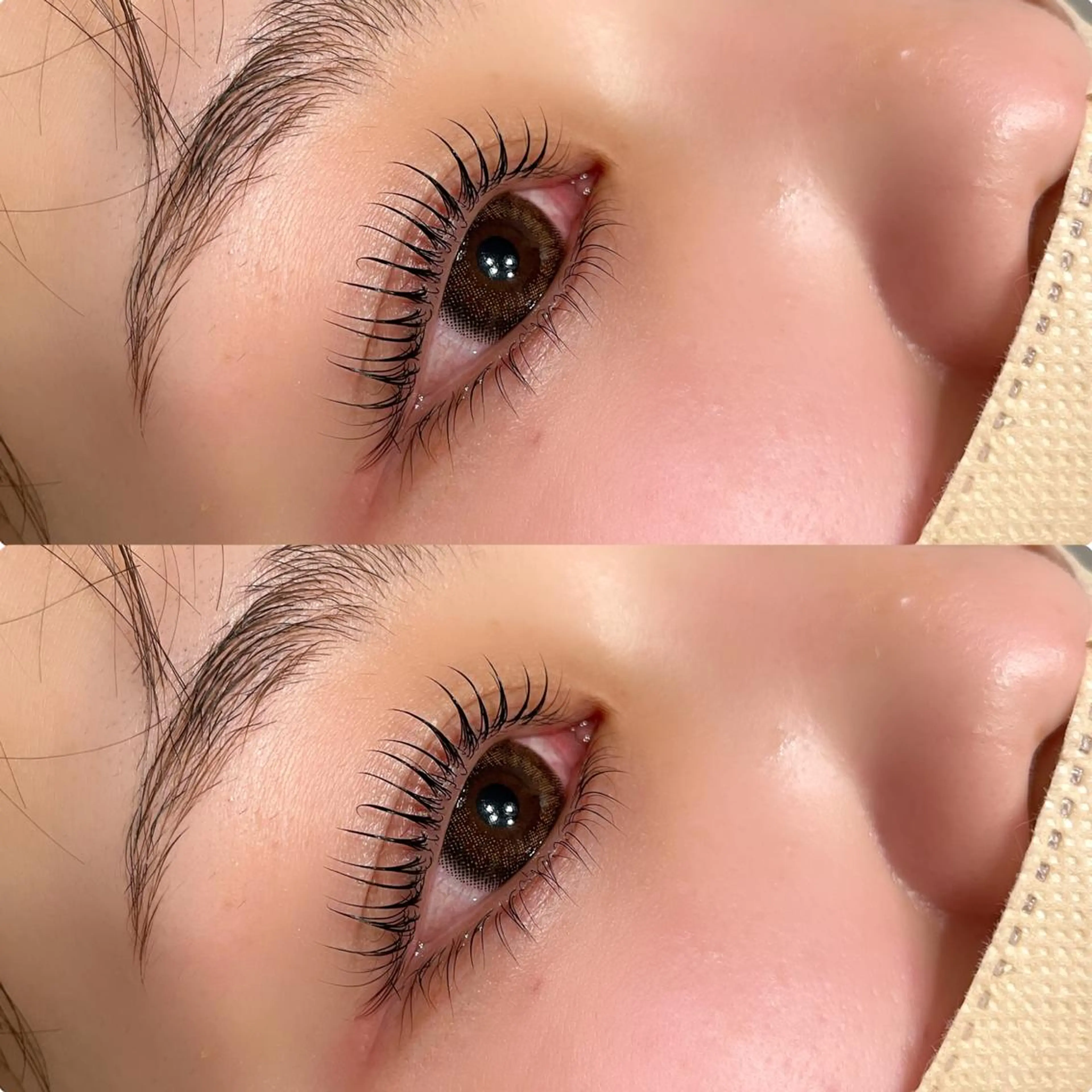 マツエク・マツパ フラットラッシュ ナチュラル パリジェンヌラッシュリフト まつげパーマ 一重×まつ毛パーマ マツパ 💕丸島 夏名🐰🍀のマツエク・マツパデザイン