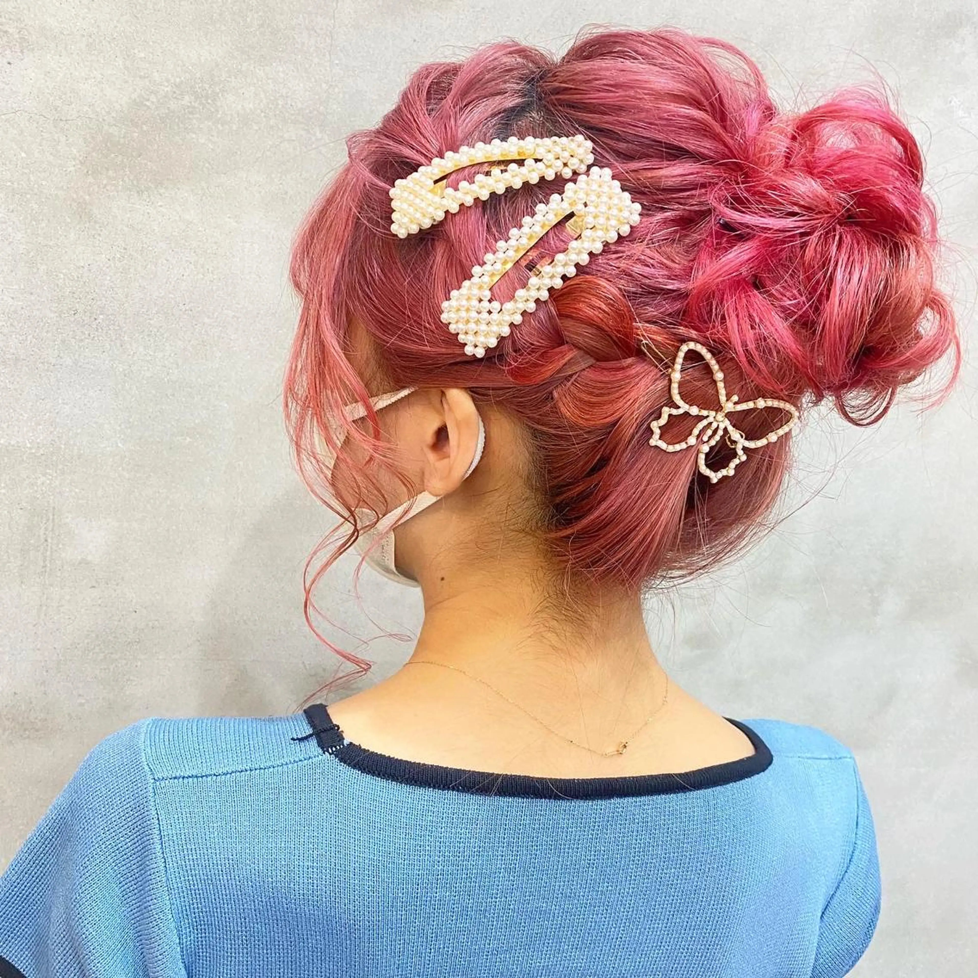 セミロング まつパ・ヘアセット ♡Chinami♡のマツエク・マツパデザイン