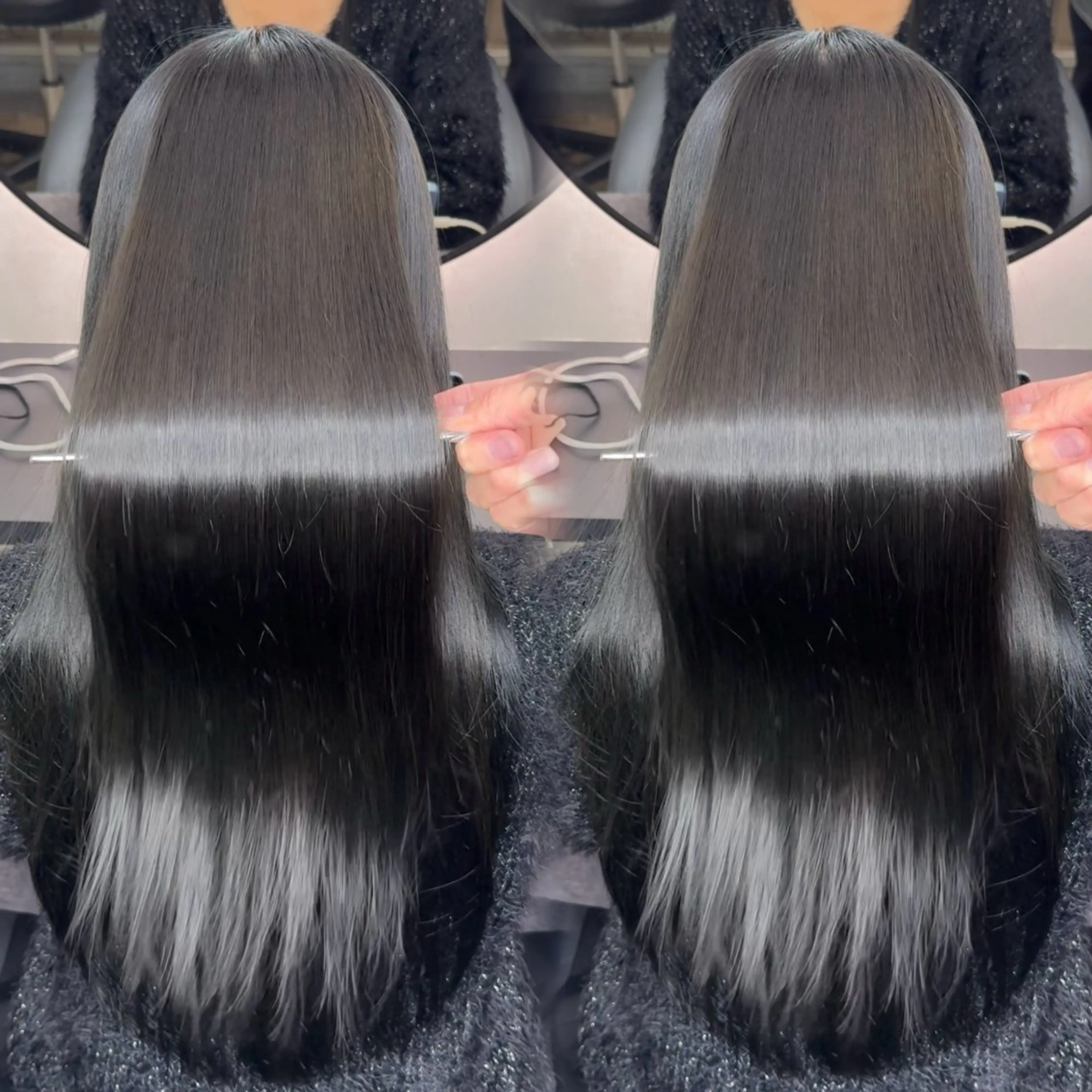 ロング カラー ヘアアレンジ カット ヘアカラー 縮毛矯正 トリートメント 新宿 /髪質改善/ 縮毛矯正/ヒュウガのヘアスタイル