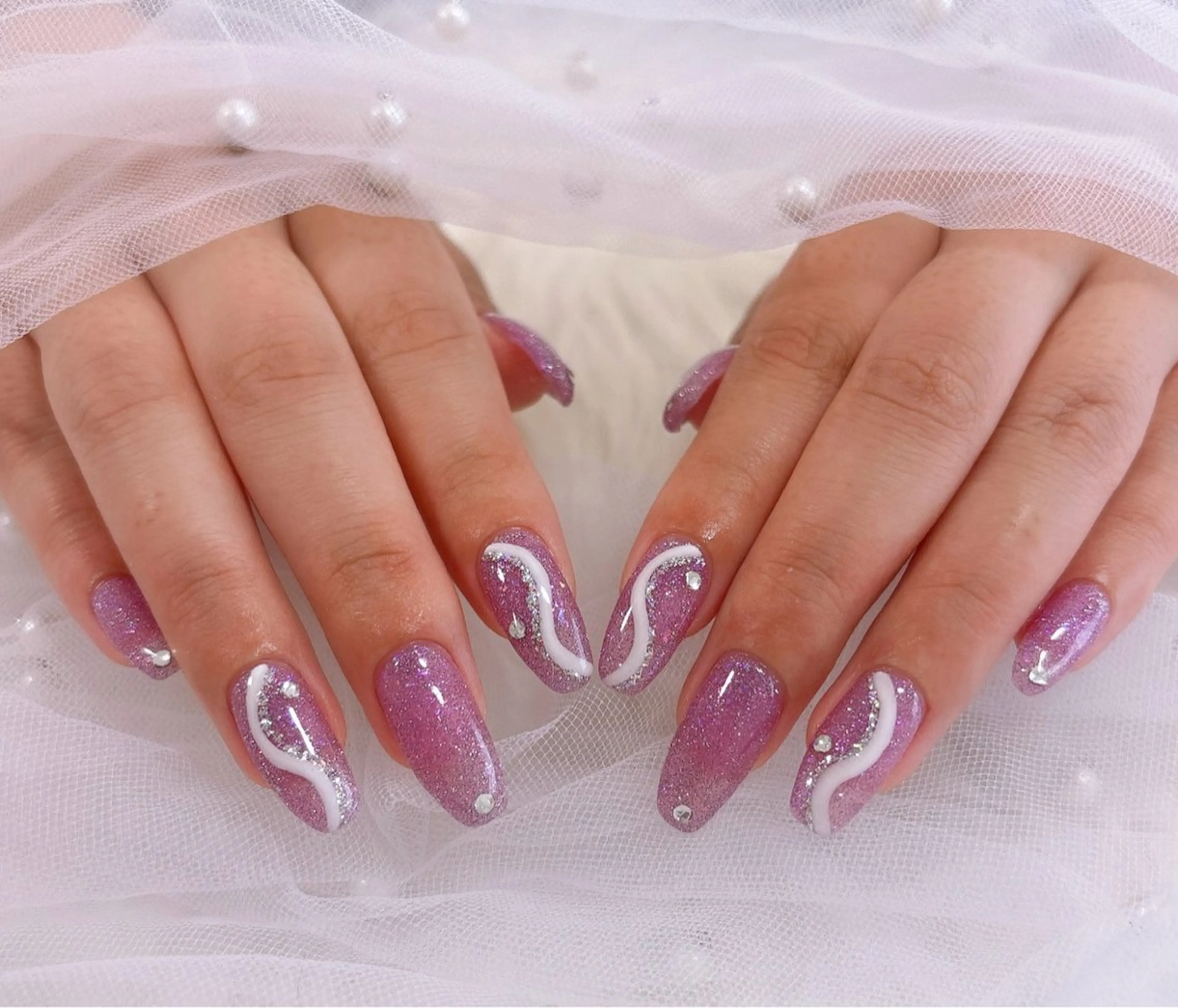 セミロング ハンドネイル Nail Salon Rinosh所属・Rinosh Haruのネイルデザイン