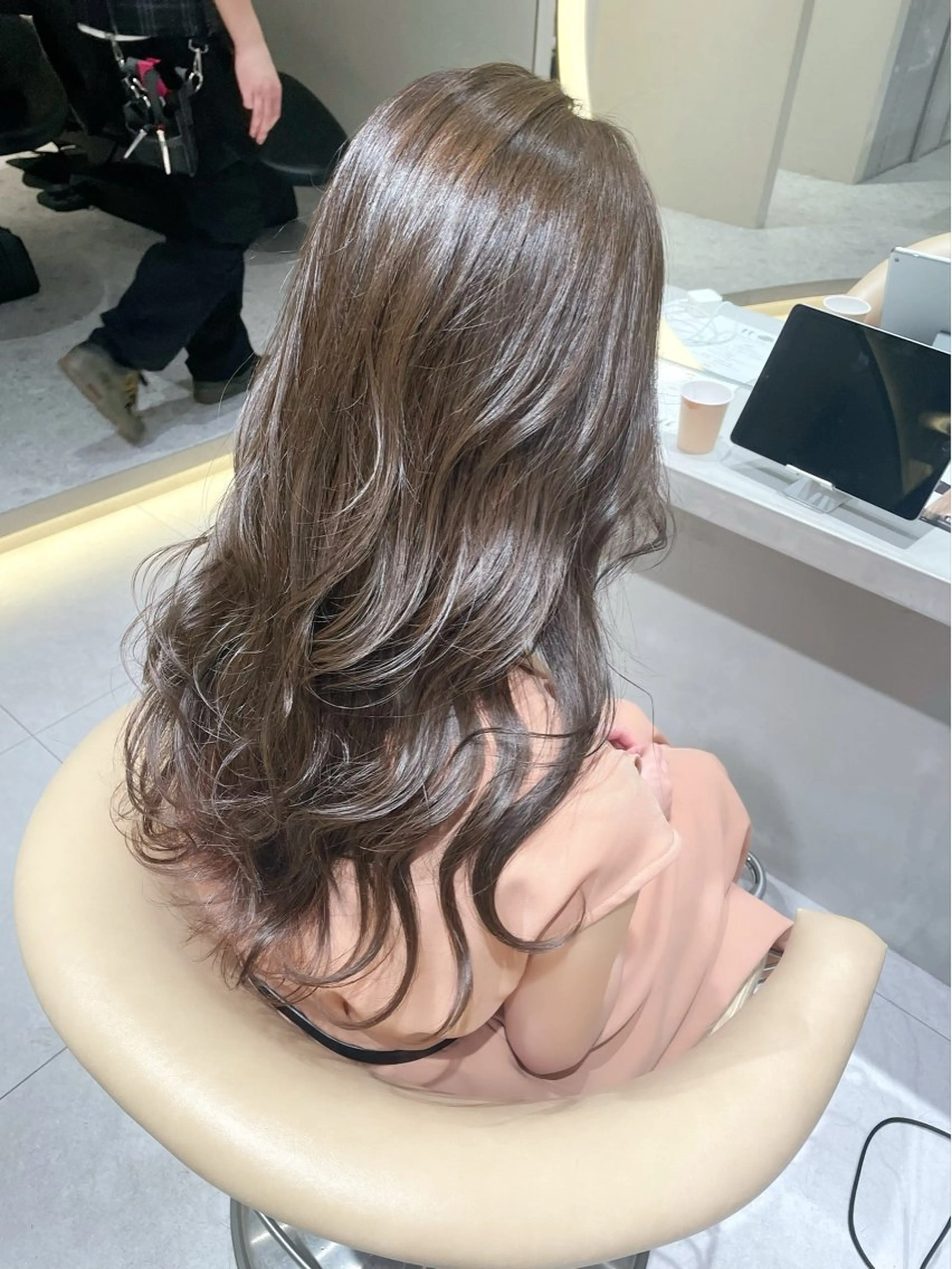 ロング カラー 《髪質改善✖️オリー ブ🧸》小嶋拓也のヘアスタイル