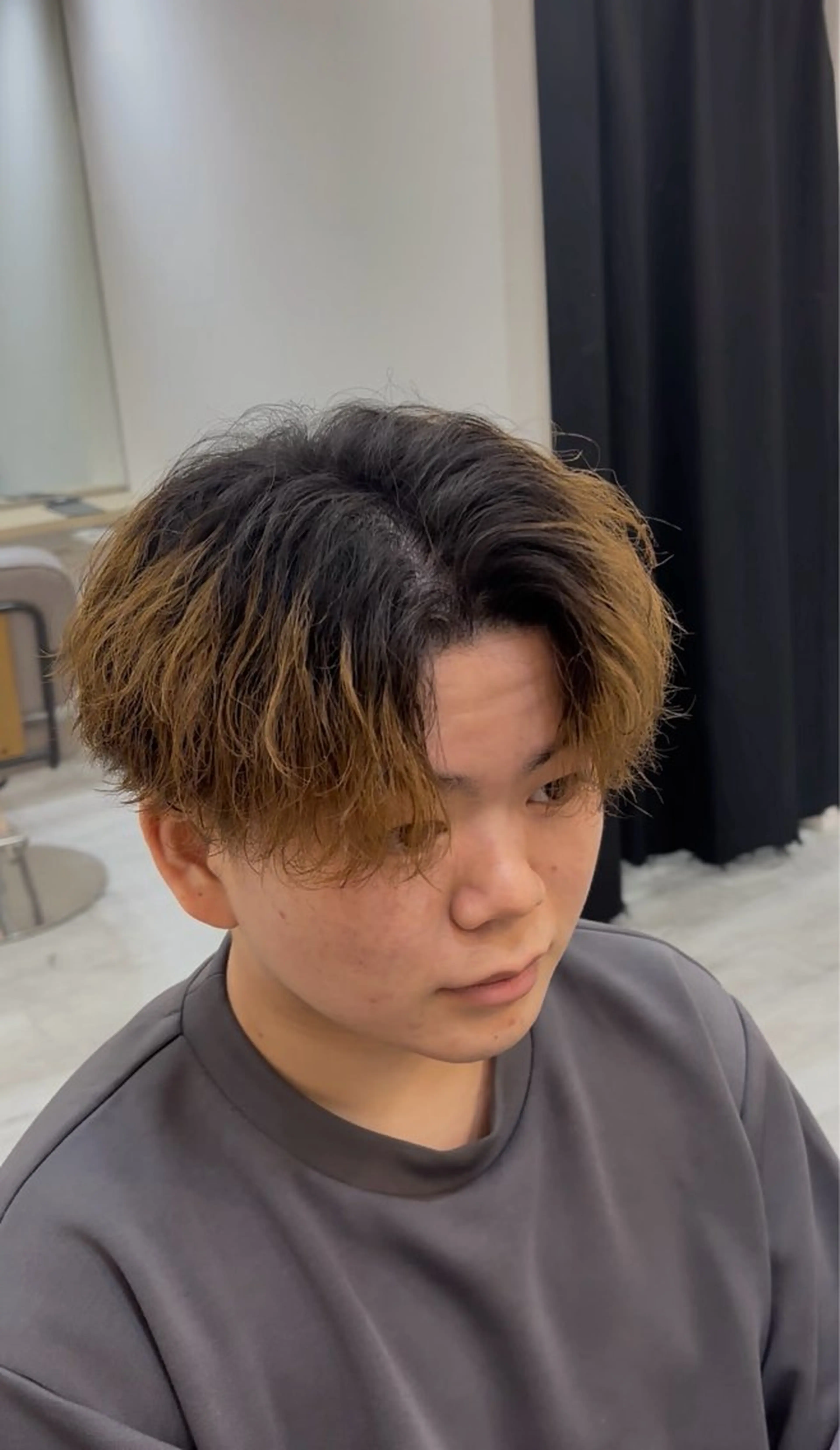 パーマ miyon京都烏丸所属・山本 竜輔のヘアスタイル