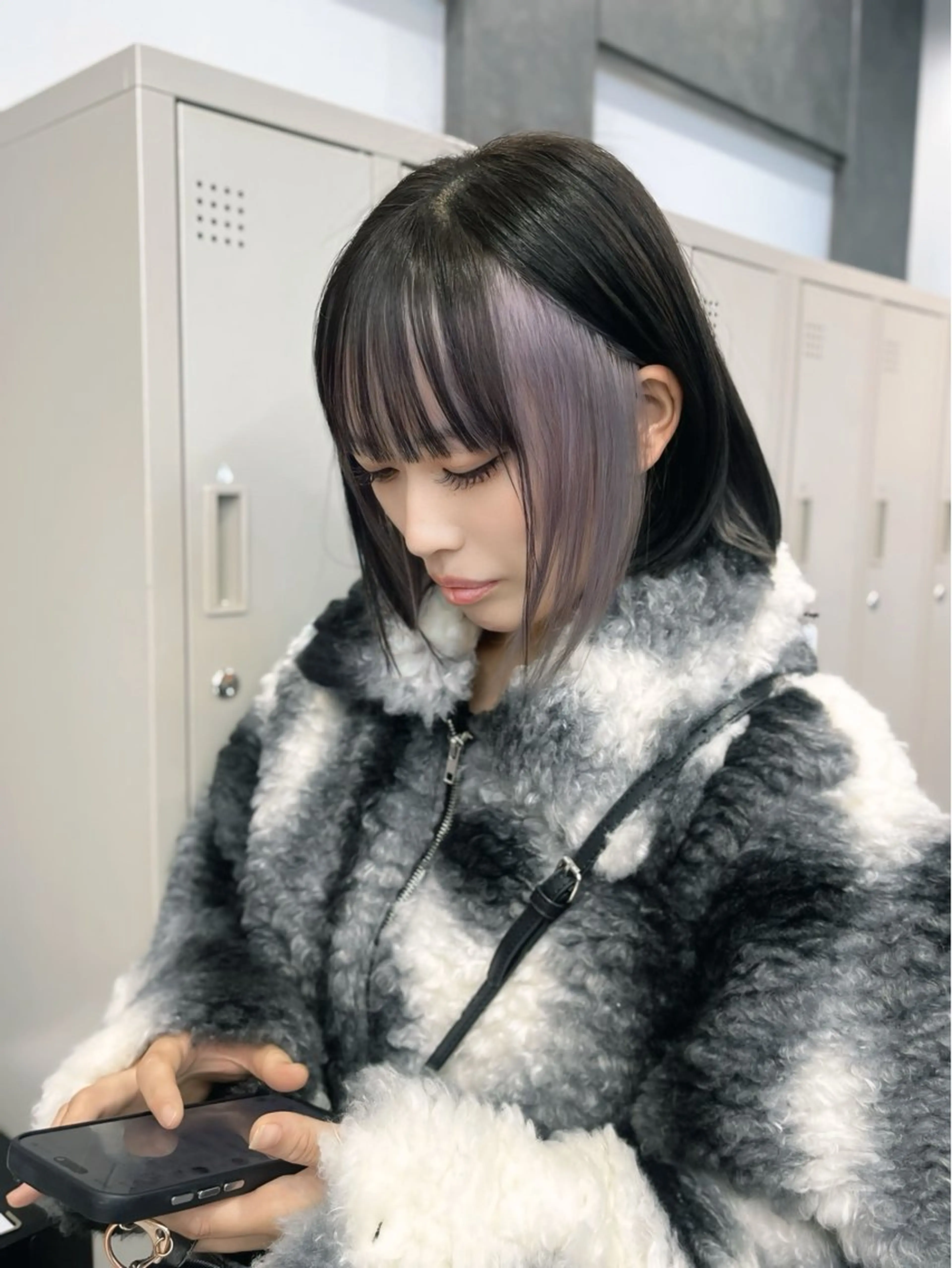 ショート カラー ヘアアレンジ ヘアカラー トリートメント ヘアセット ハイトーン/透明感 髪質改善/rinaのヘアスタイル