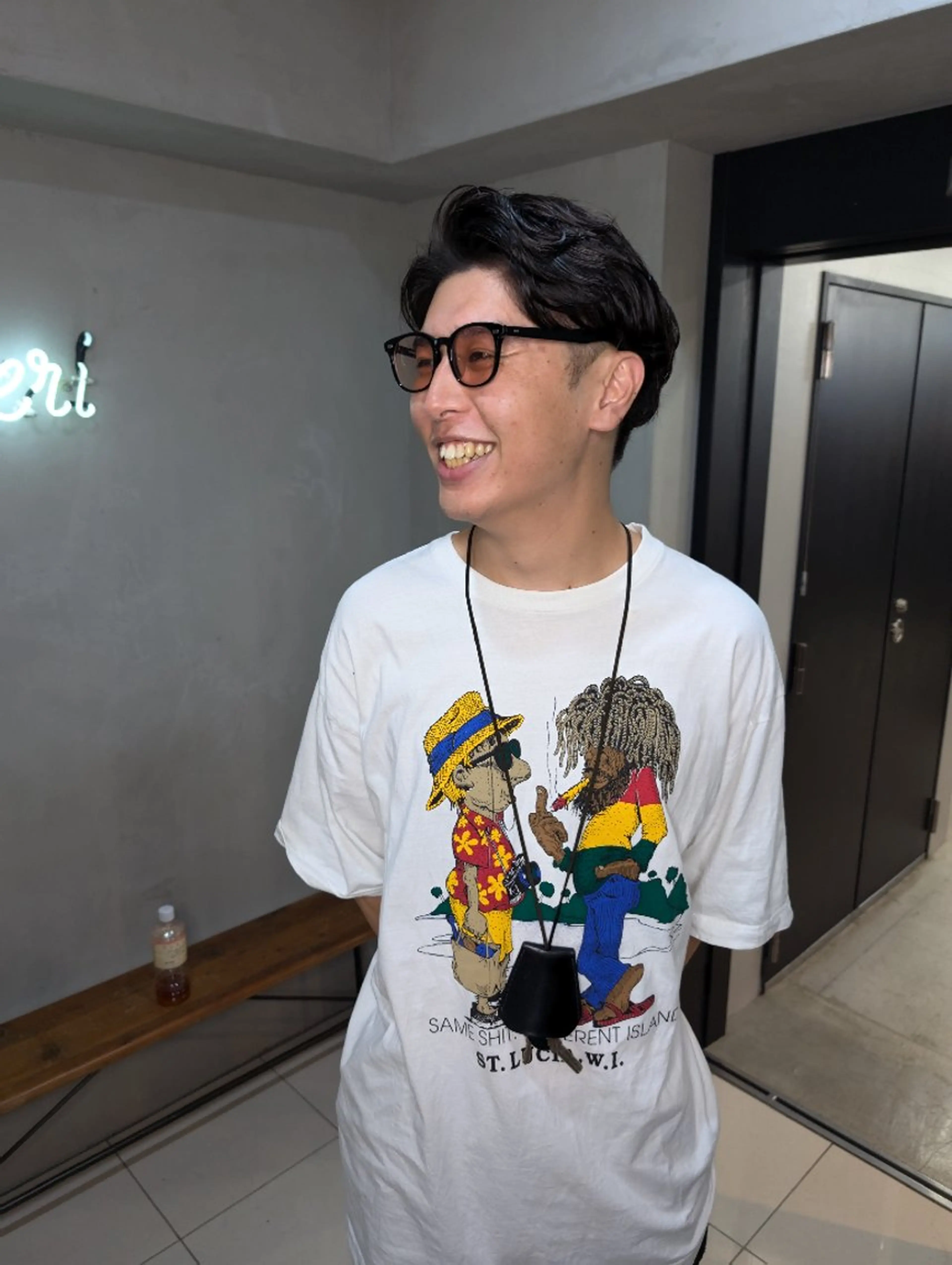 ミディアム カラー パーマ ヘアアレンジ メンズ カット 【毛流れヘア】 人気No.1/ユウキのヘアスタイル