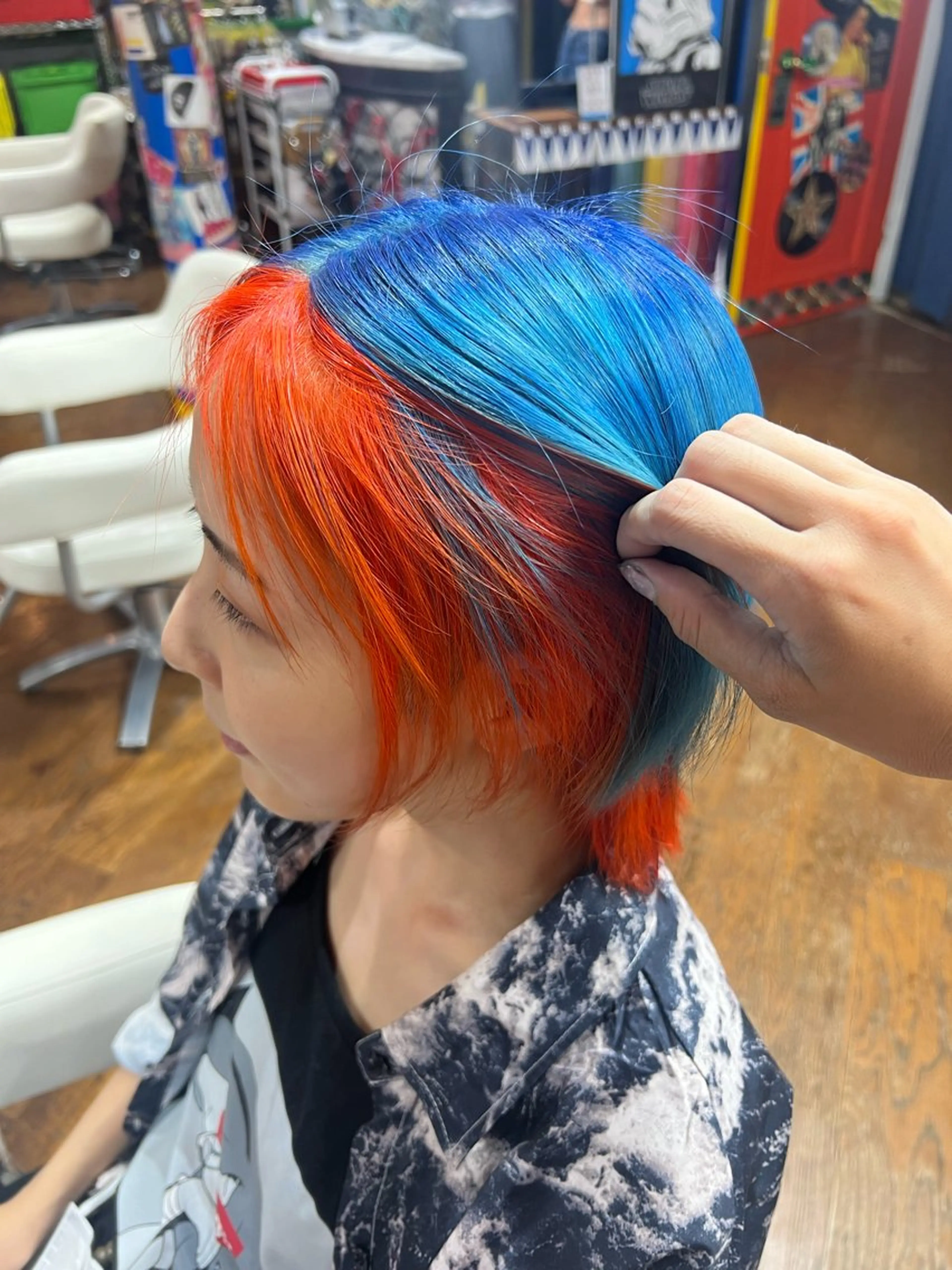 ショート カラー メンズ カット ヘアカラー KOYA ｺﾔのヘアスタイル