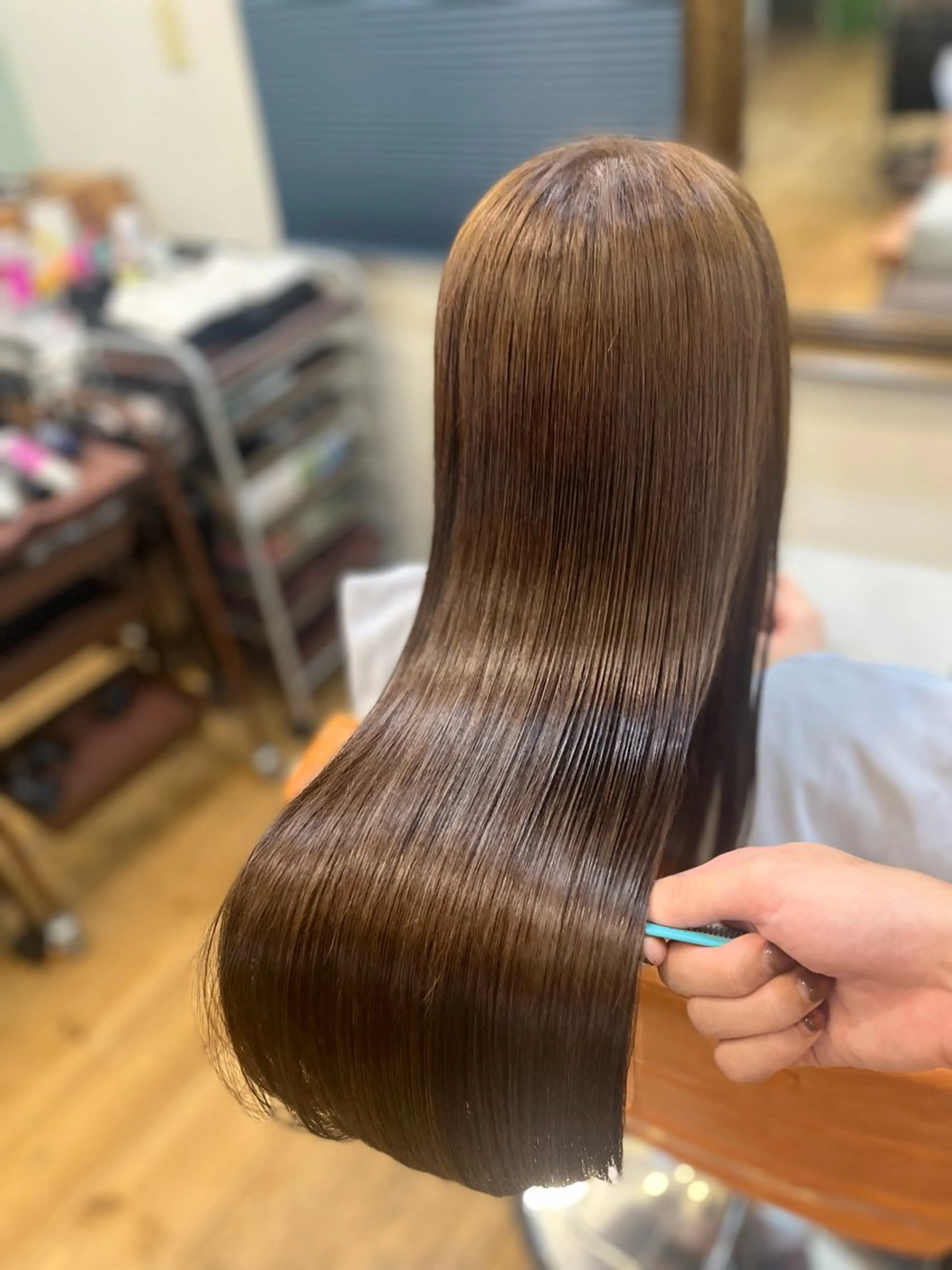 ロング ⚪️髪質改善 縮毛 店長 コウ⚪️のヘアスタイル