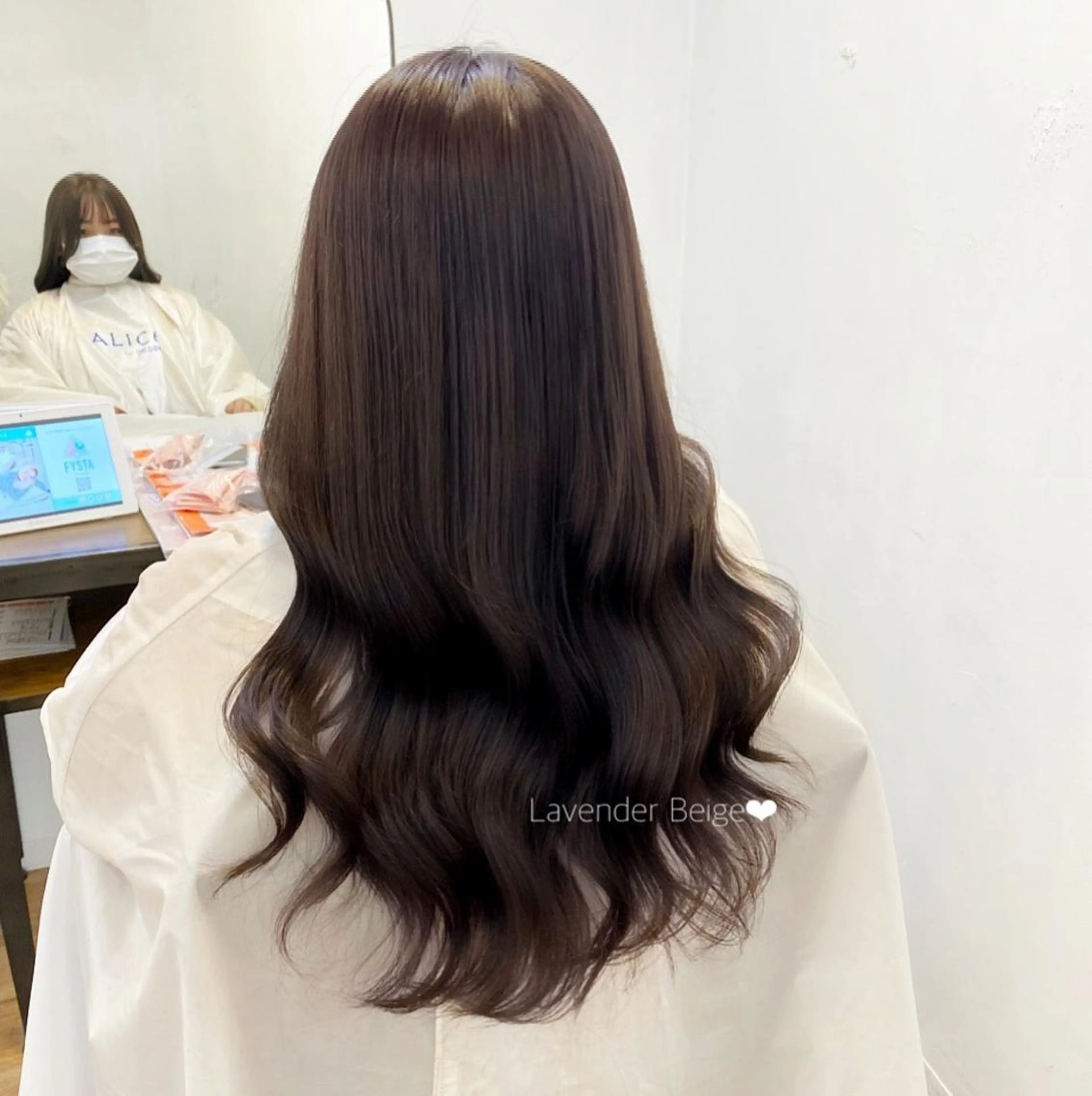 ロング カラー 🥣 hashi 🛋️のヘアスタイル