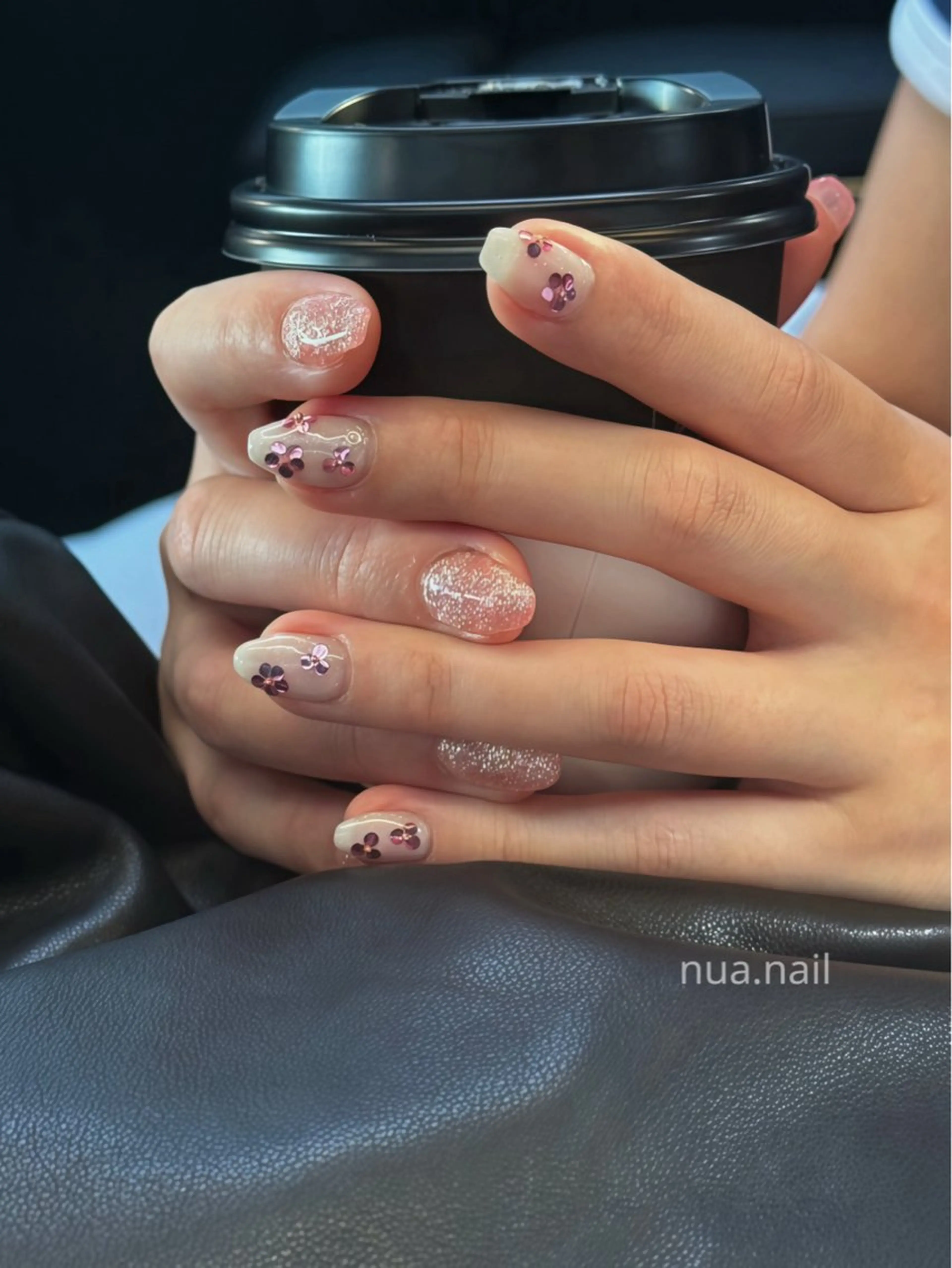 ネイル ジェルネイル シンプルネイル ハンドネイル nua. natsumiのネイルデザイン