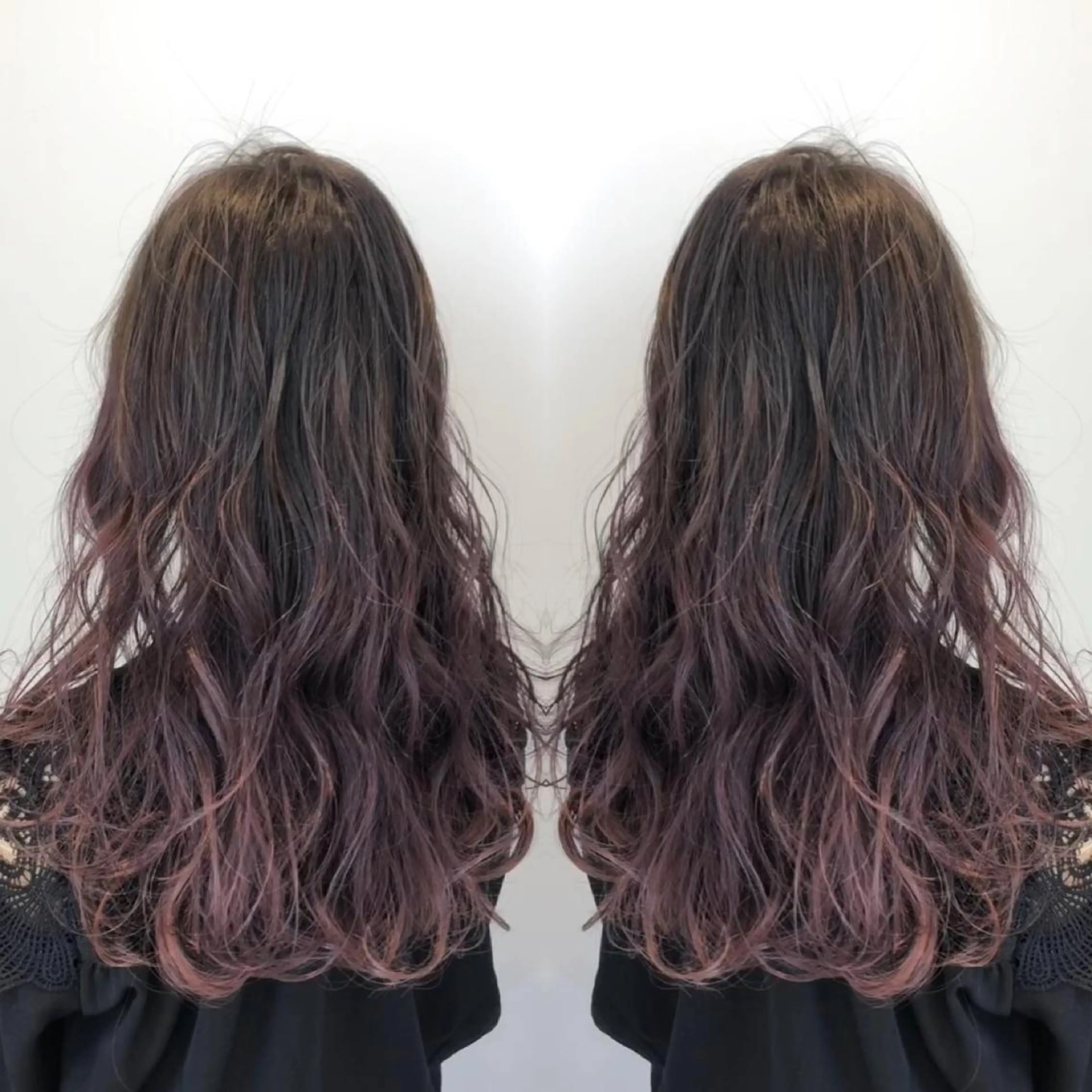 ロング カラー mako🌷ミニモ 限定クーポン多数🆕のヘアスタイル