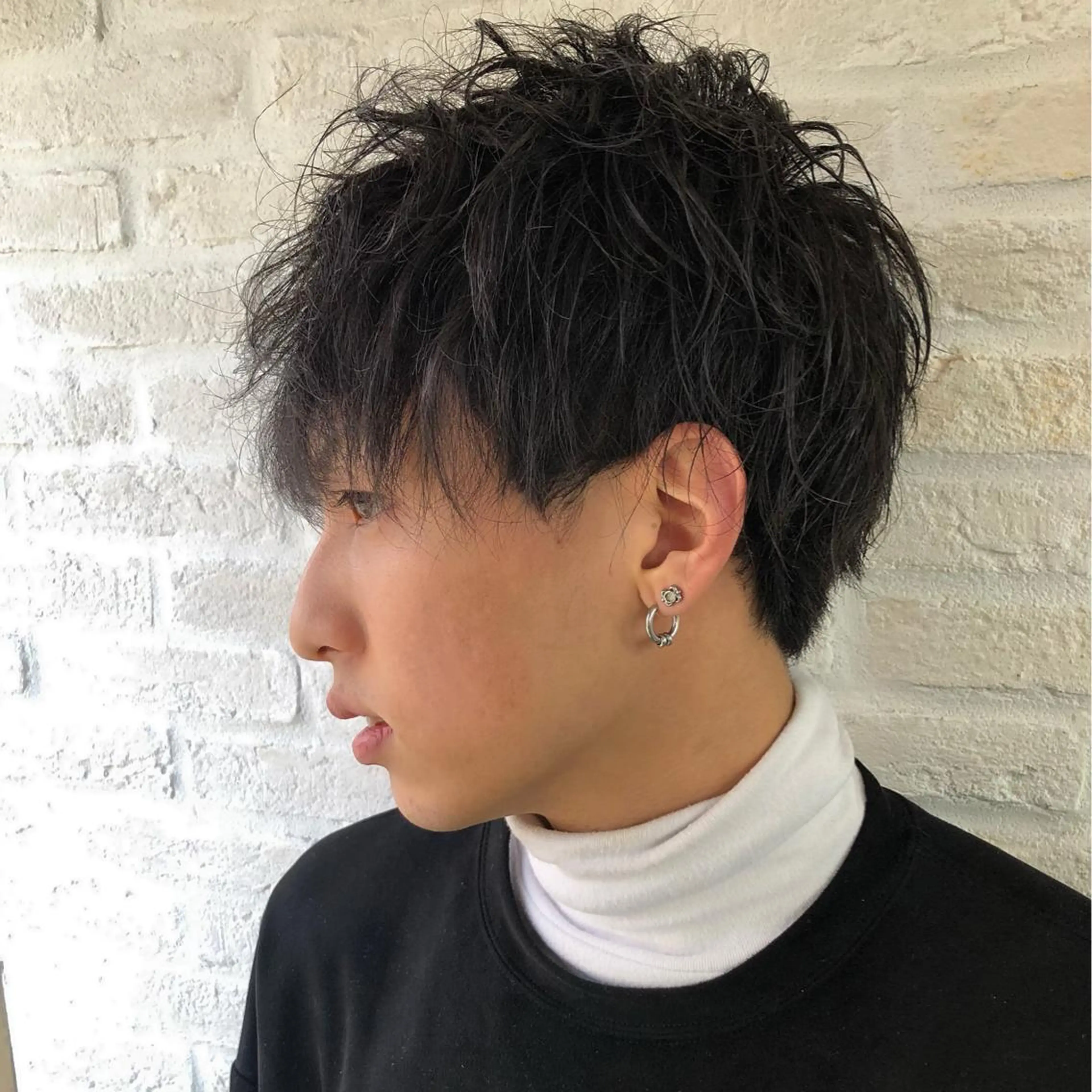 メンズ Soleria 田中慎一のヘアスタイル