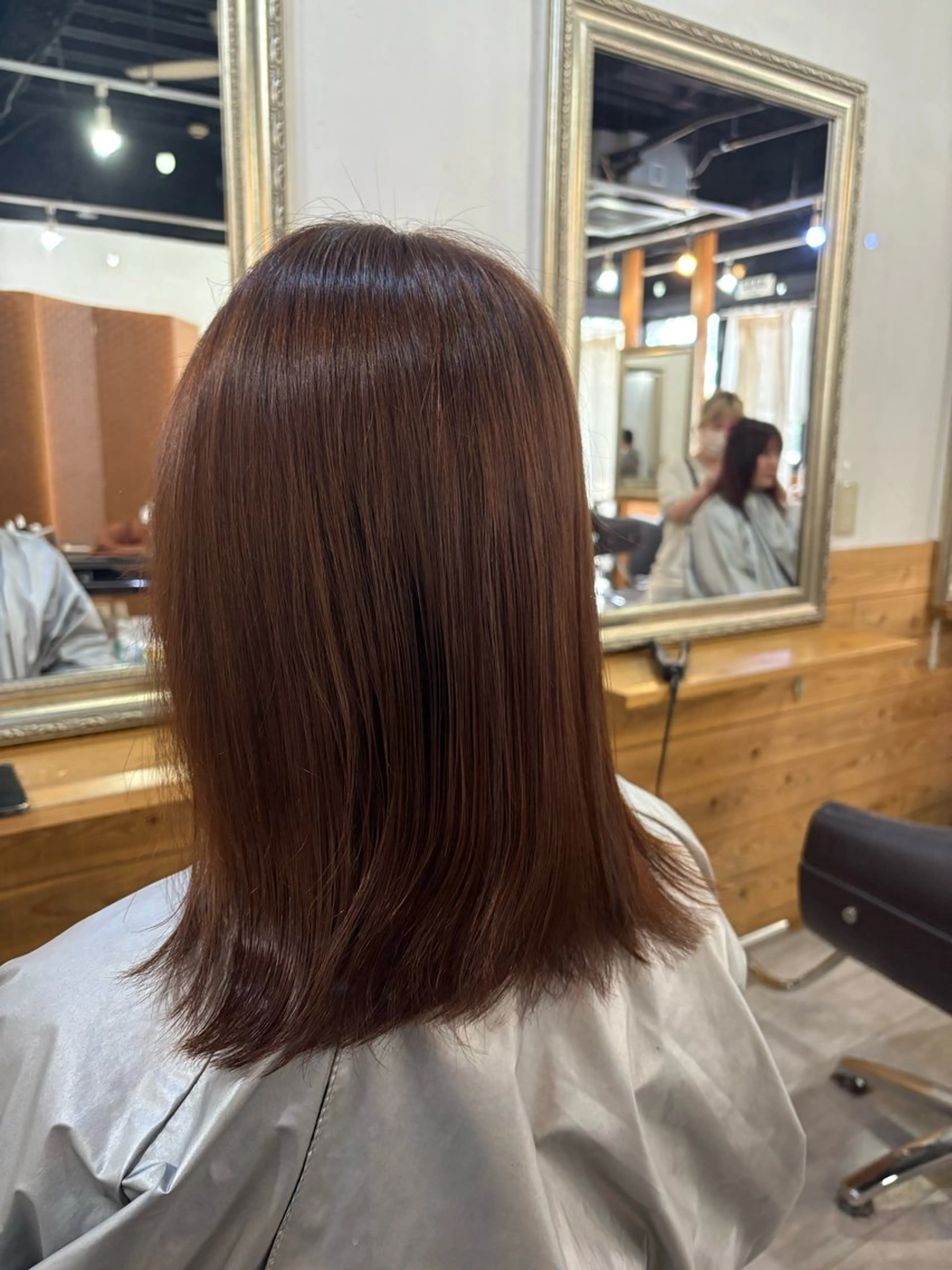 カラー 髪質改善カラー/ 結べるレイヤー/文野のヘアスタイル