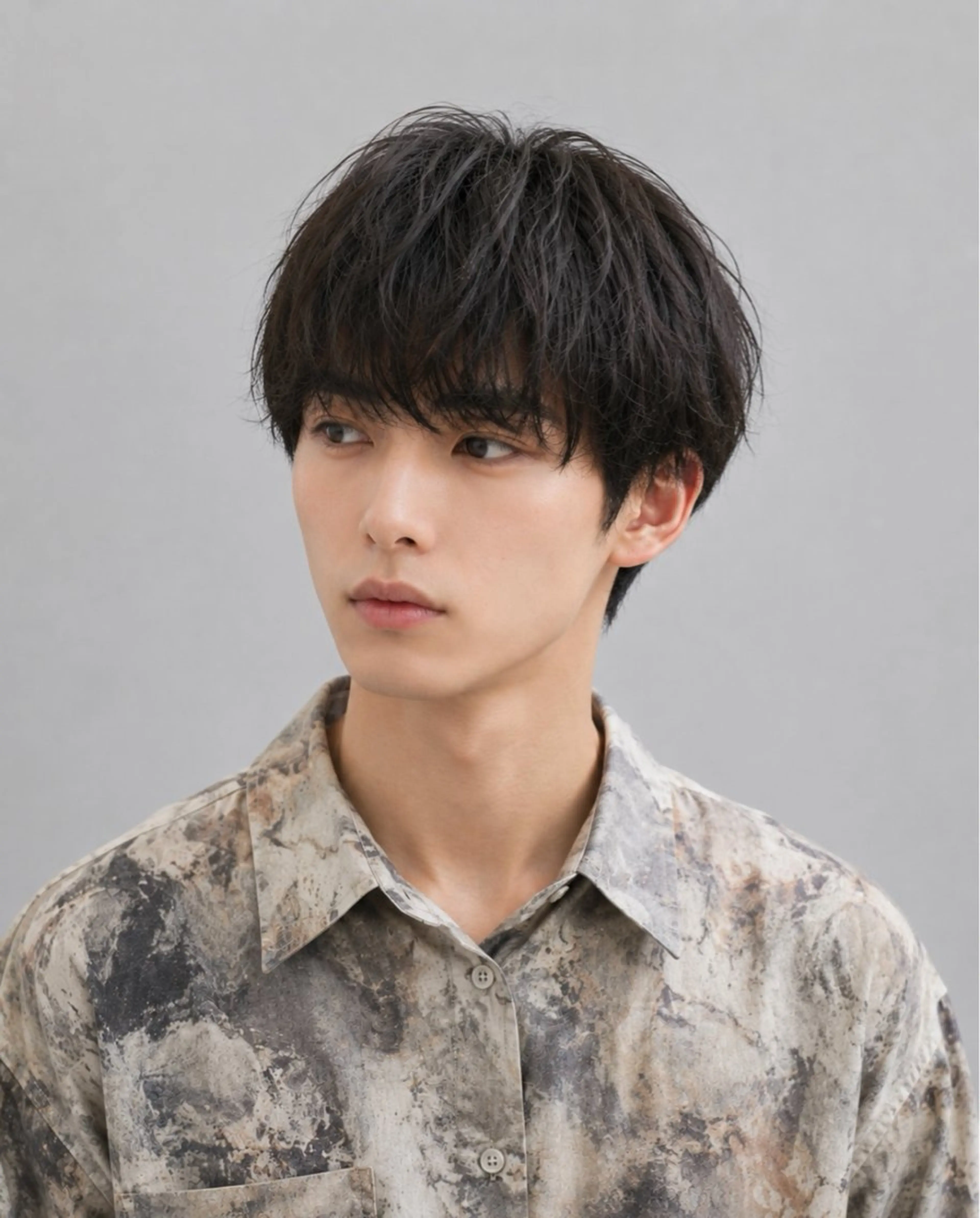 ショート メンズ ビジネス マッシュ 学生（メンズ向け） 学生 カット メンズ特化美容師 メンズパーマ/蓮のヘアスタイル
