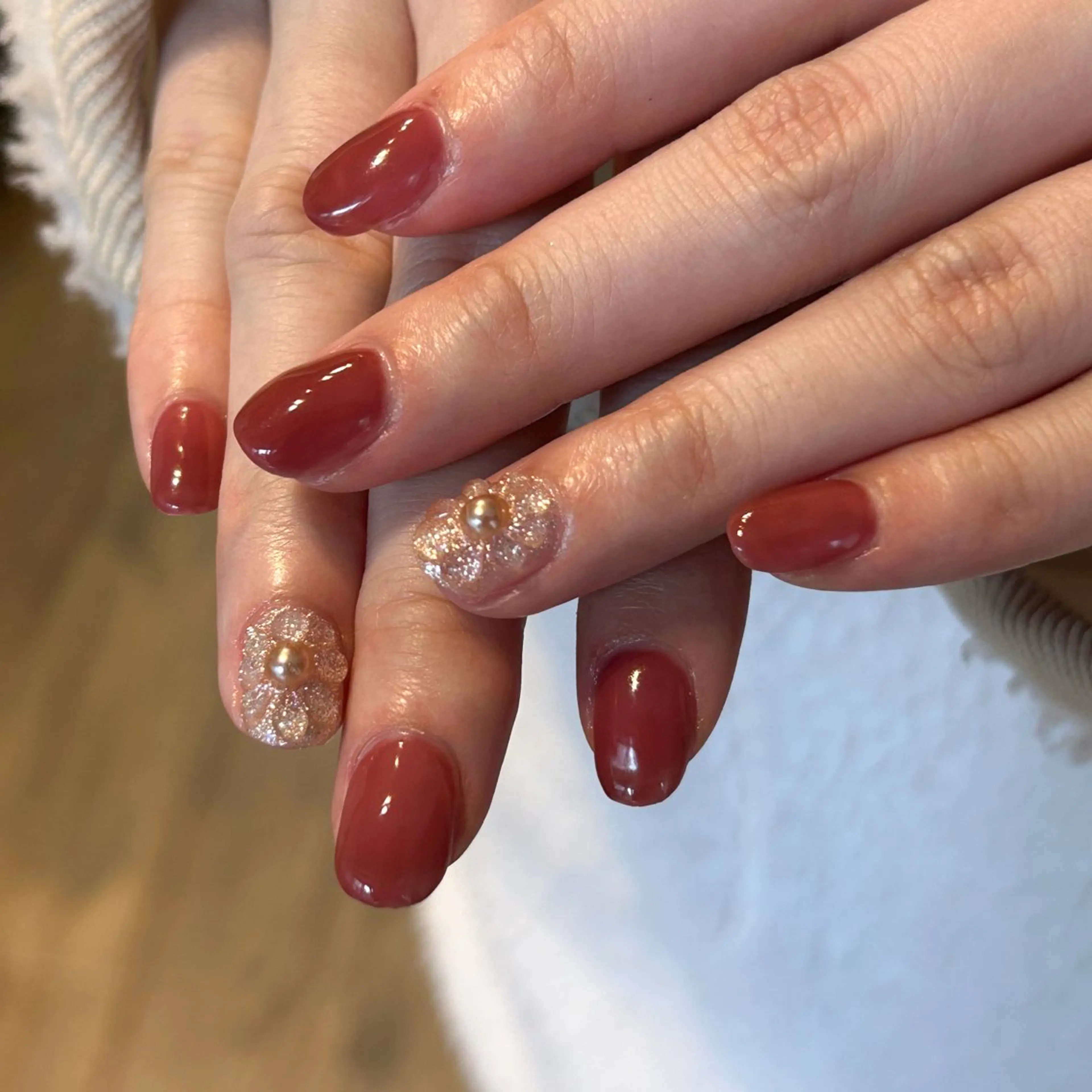 ネイル アートネイル シンプルネイル 金木犀ネイルサロン 吉田のネイルデザイン