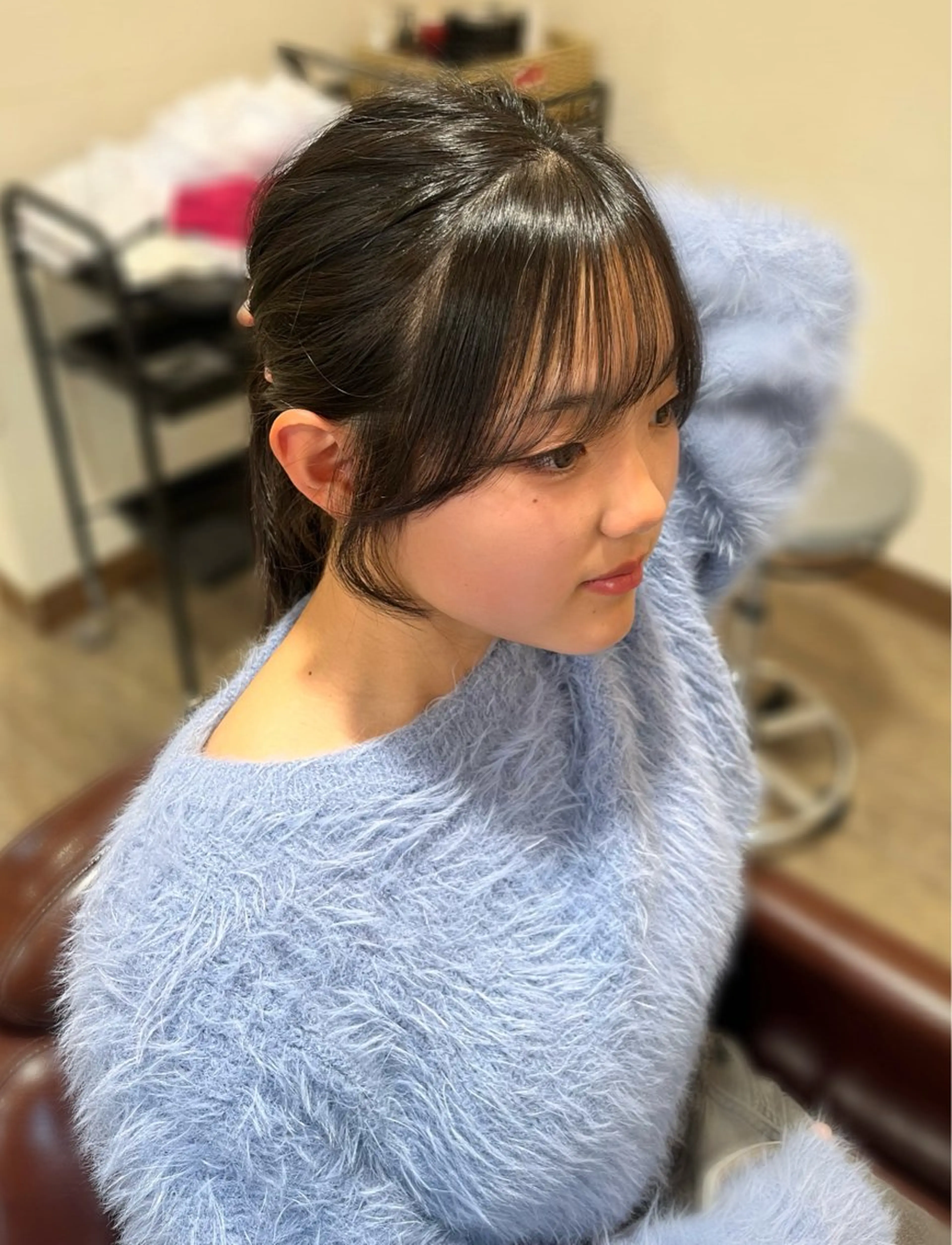 セミロング 顔周りカット レイヤーカット 似合わせカット カット トリートメント 💫レイヤーカット✨ 透明感カラー工藤雄大のヘアスタイル