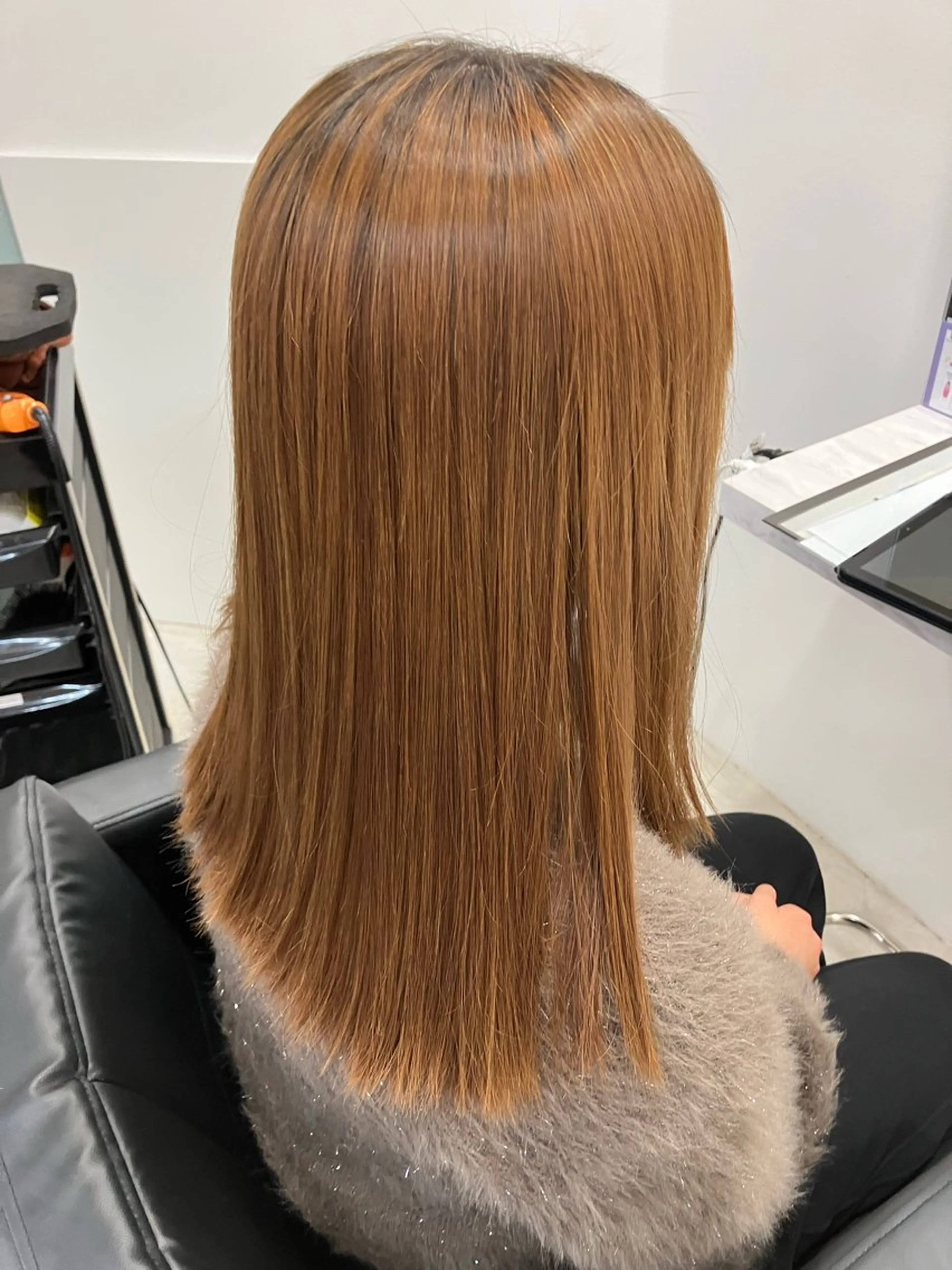 ミディアム 縮毛矯正 冨江 弘貴のヘアスタイル