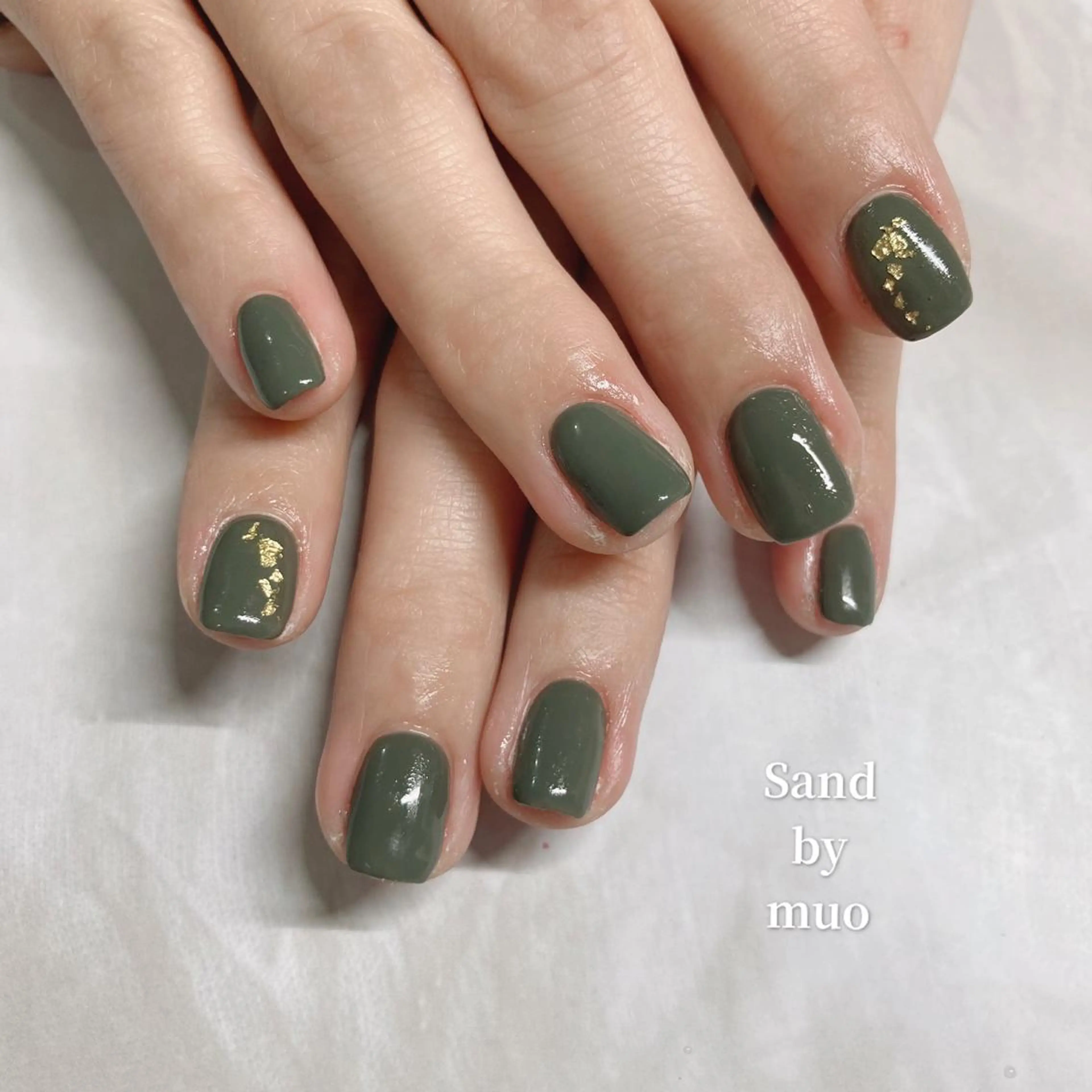 ネイル ワンカラーネイル 中川 ほののネイルデザイン