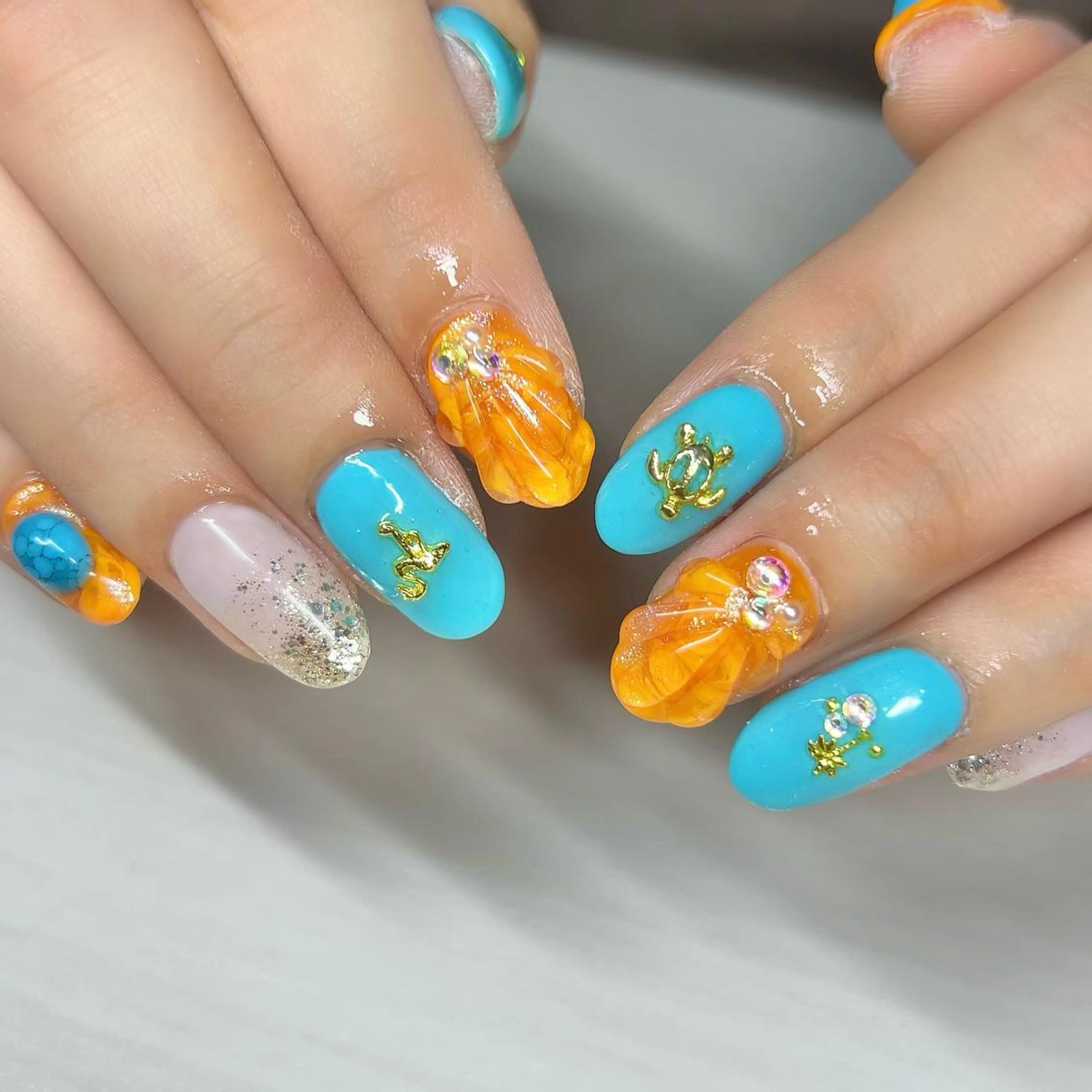 ネイル ハンドネイル 【Yappy🌈】 💖P-tanaのネイルデザイン