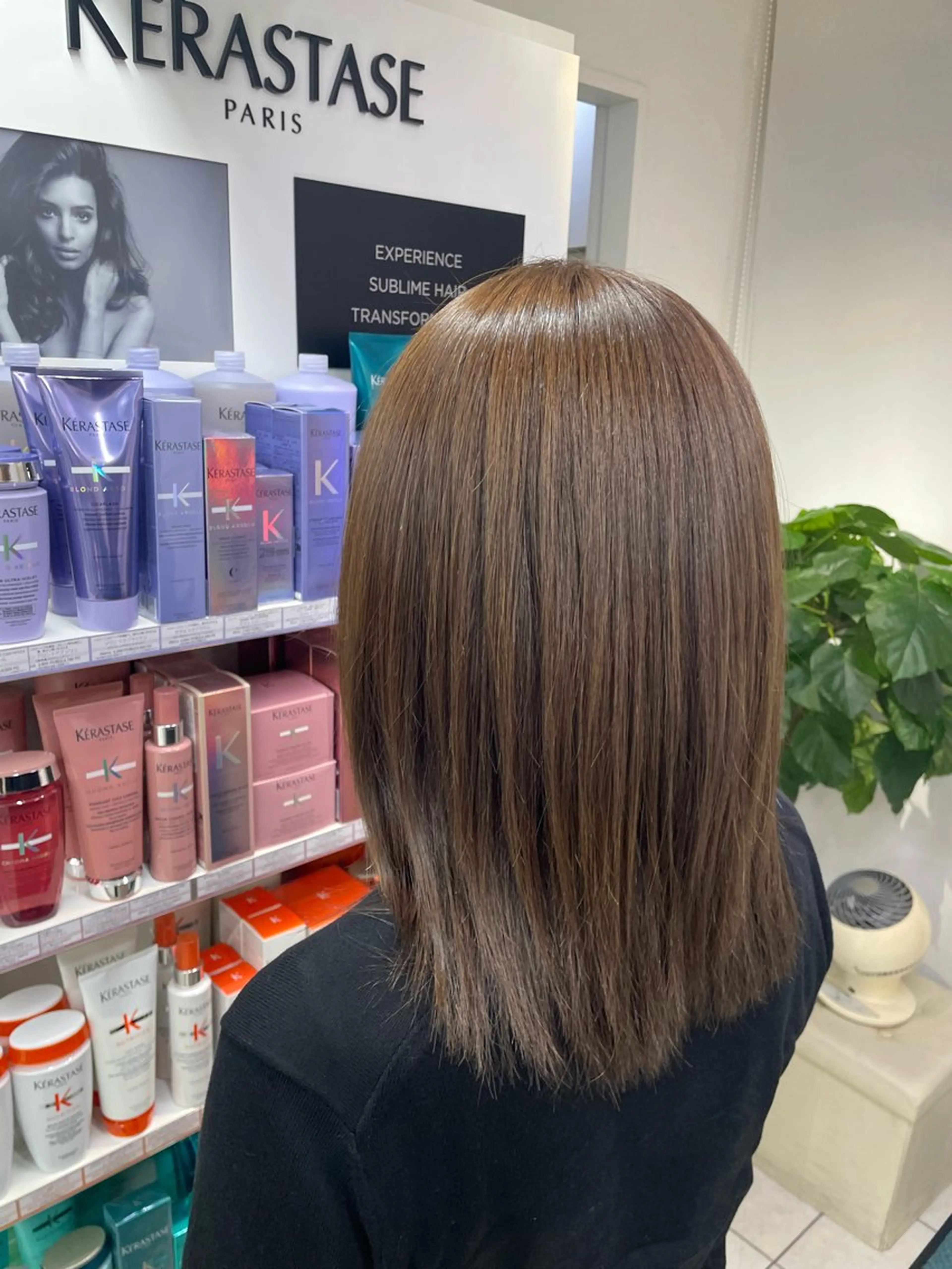 ミディアム カラー ヘンリエッタ自由ヶ丘 けんとのヘアスタイル