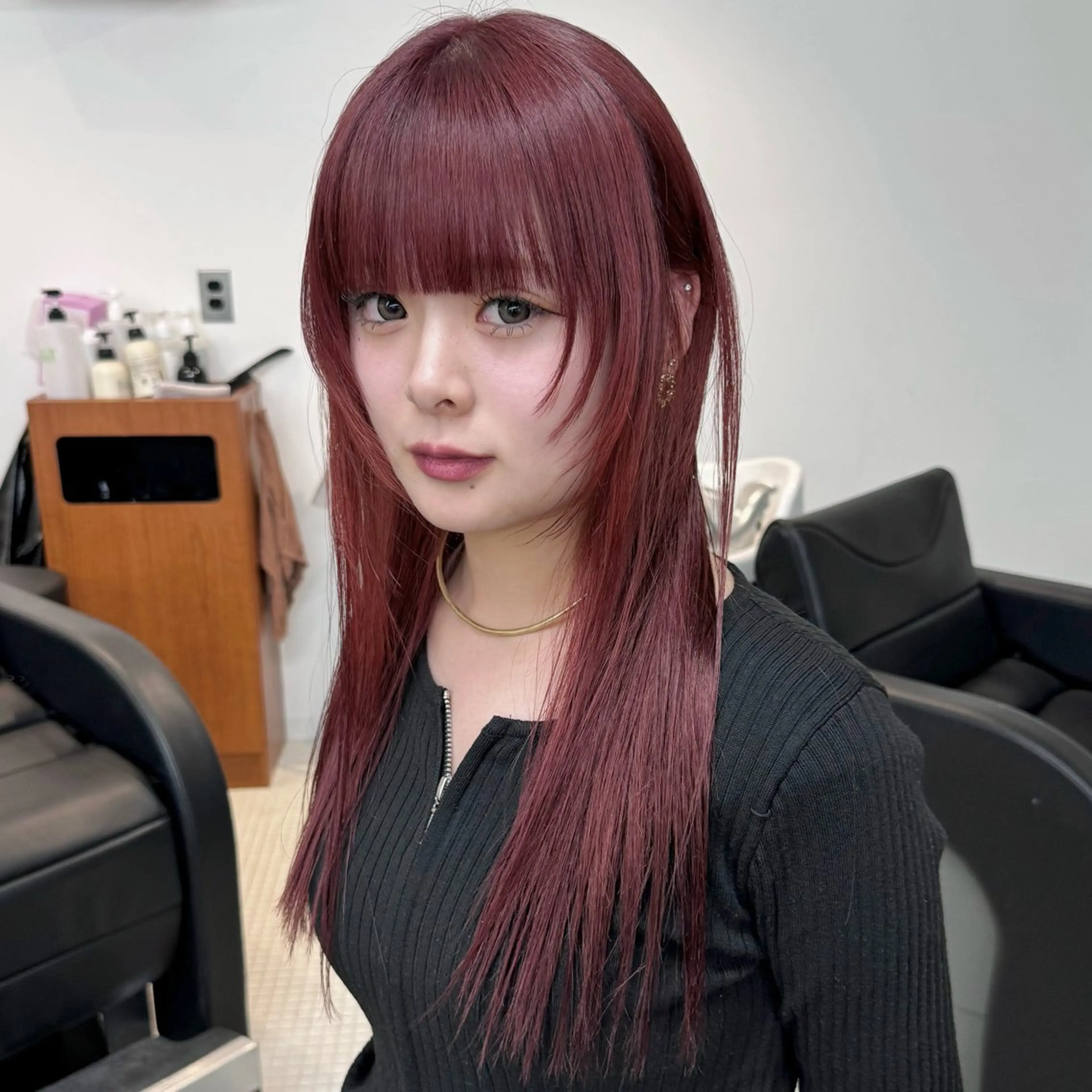 カラー ヘアカラー トリートメント エクステモデル募集 💗大阪梅田/川上のヘアスタイル