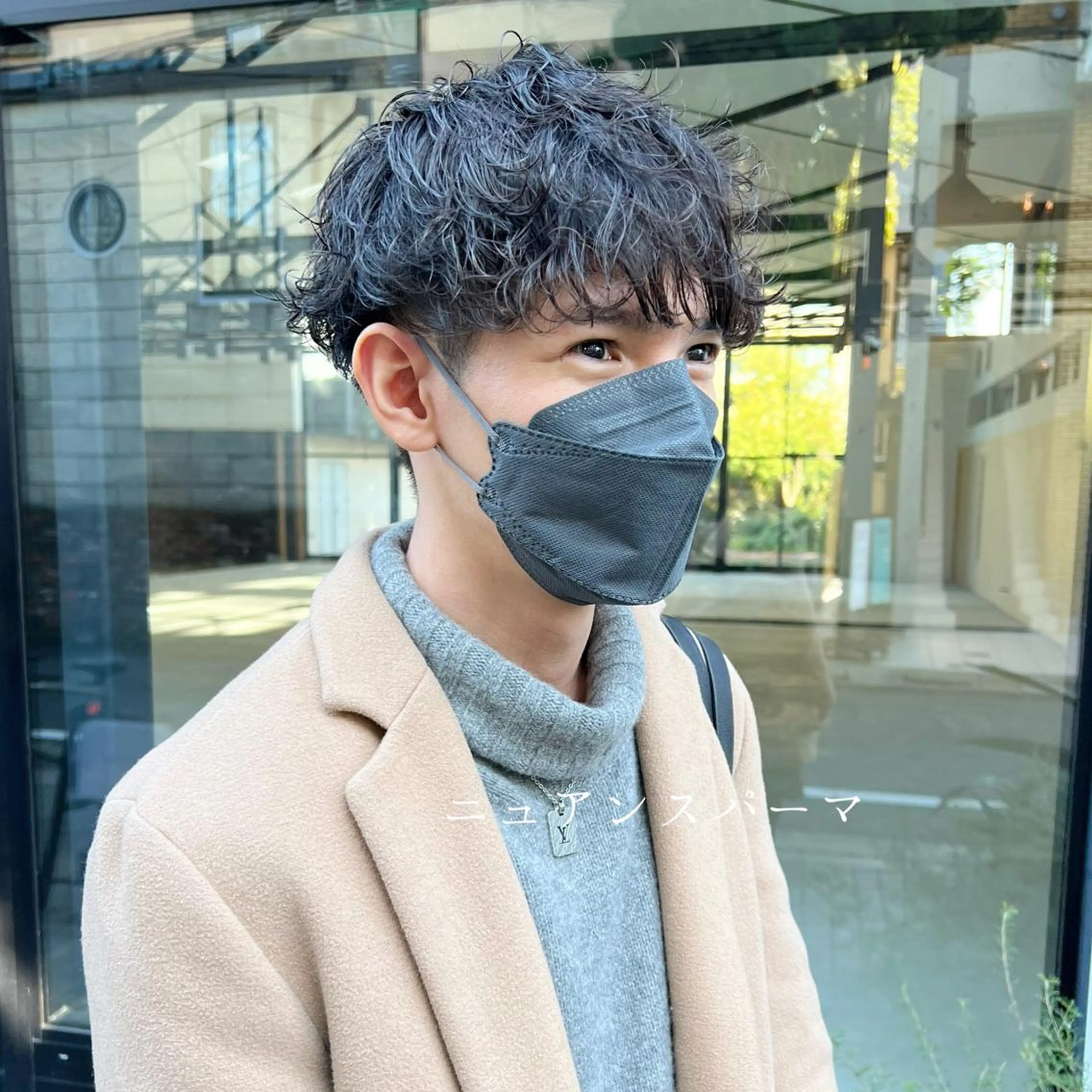 メンズカット+パーマの写真