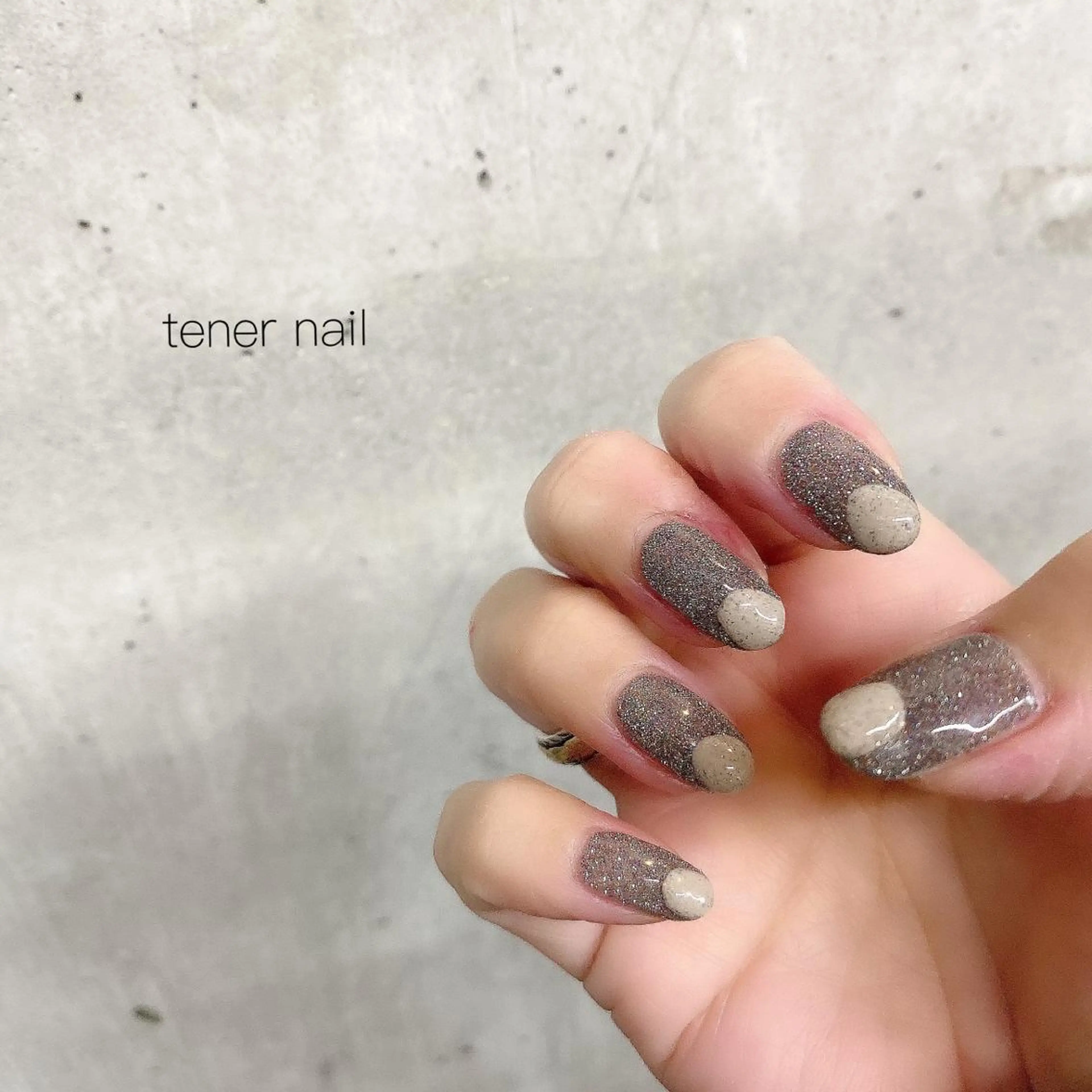 ネイル フラッシュネイル フレンチネイル ぷっくりネイル テネルネイル tener nailのネイルデザイン