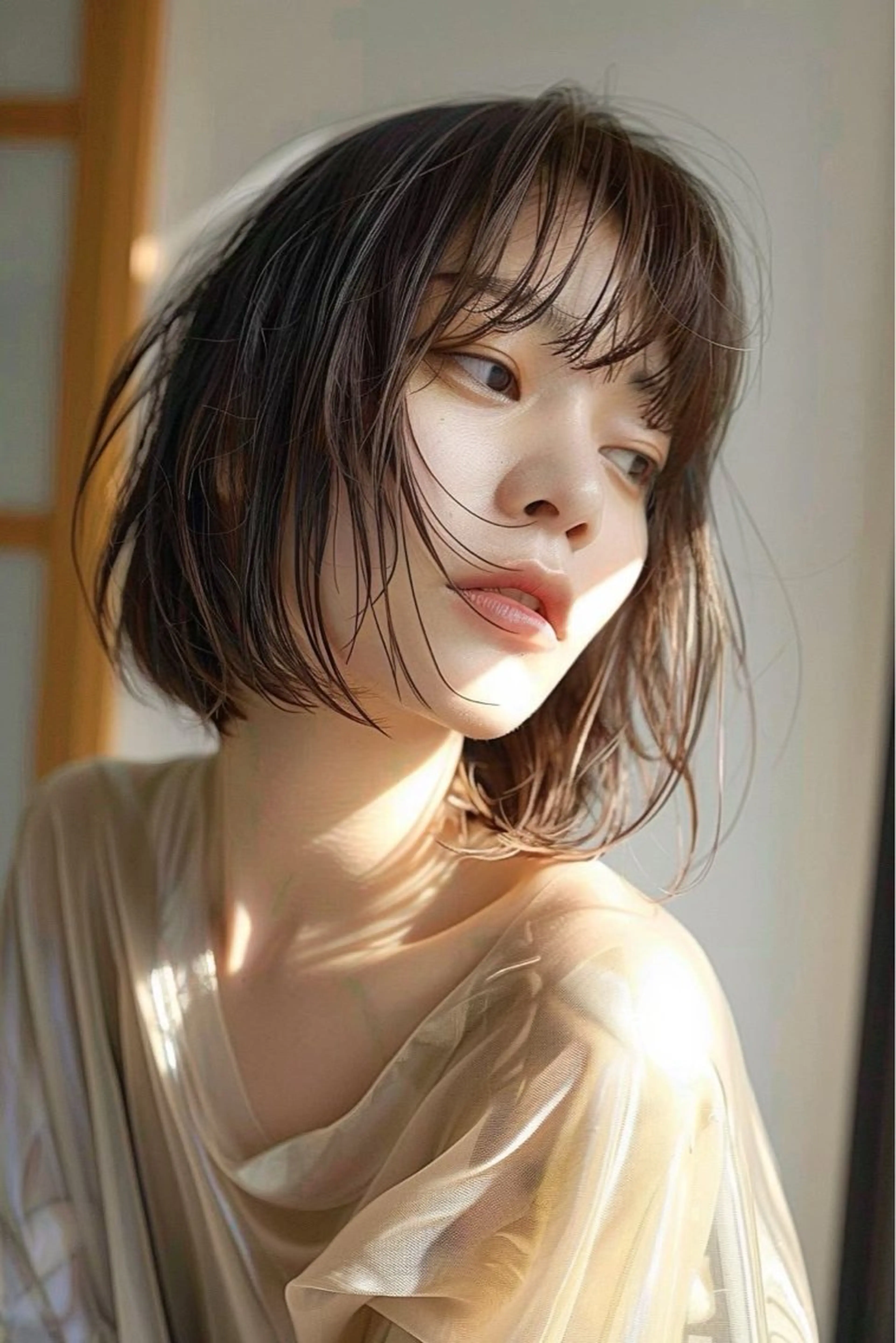 ミディアム カラー カット ヘアカラー トリートメント レイヤーカット/ カラー特化/YUTOのヘアスタイル