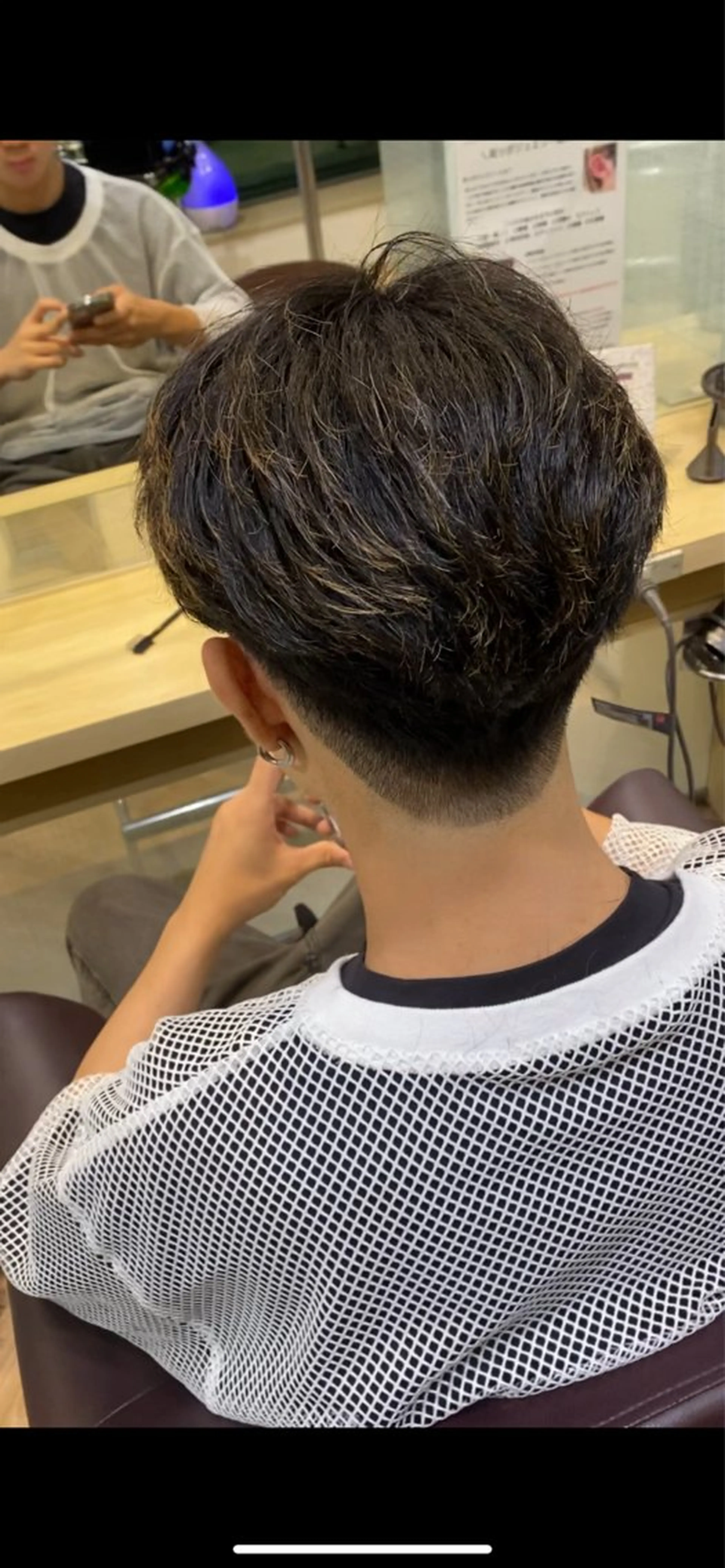 メンズ メンズ特化/フェザー /パーマ/伊勢元のヘアスタイル