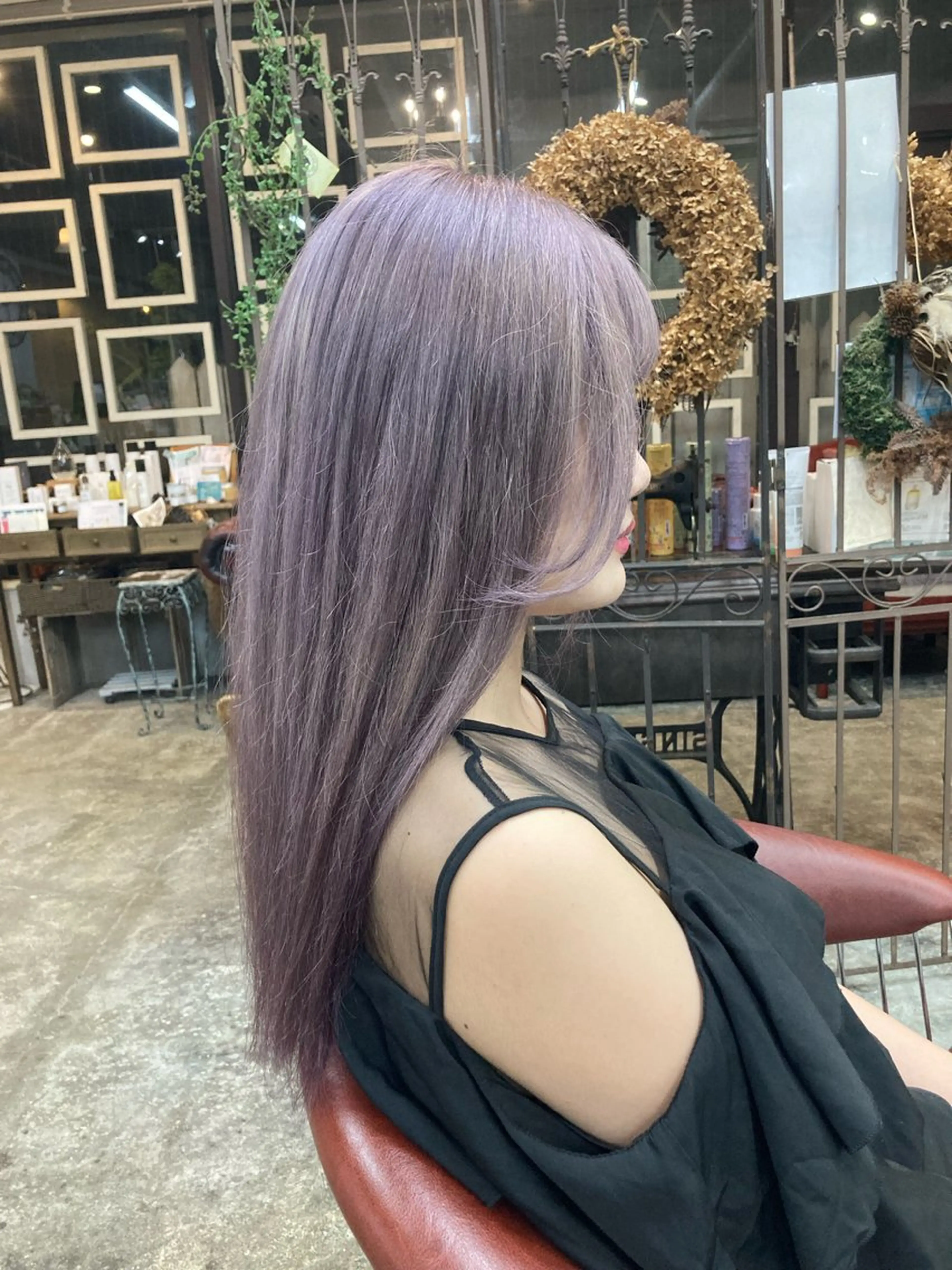 セミロング ヘアカラー 新田龍之輔 →メンズ/派手髪のヘアスタイル