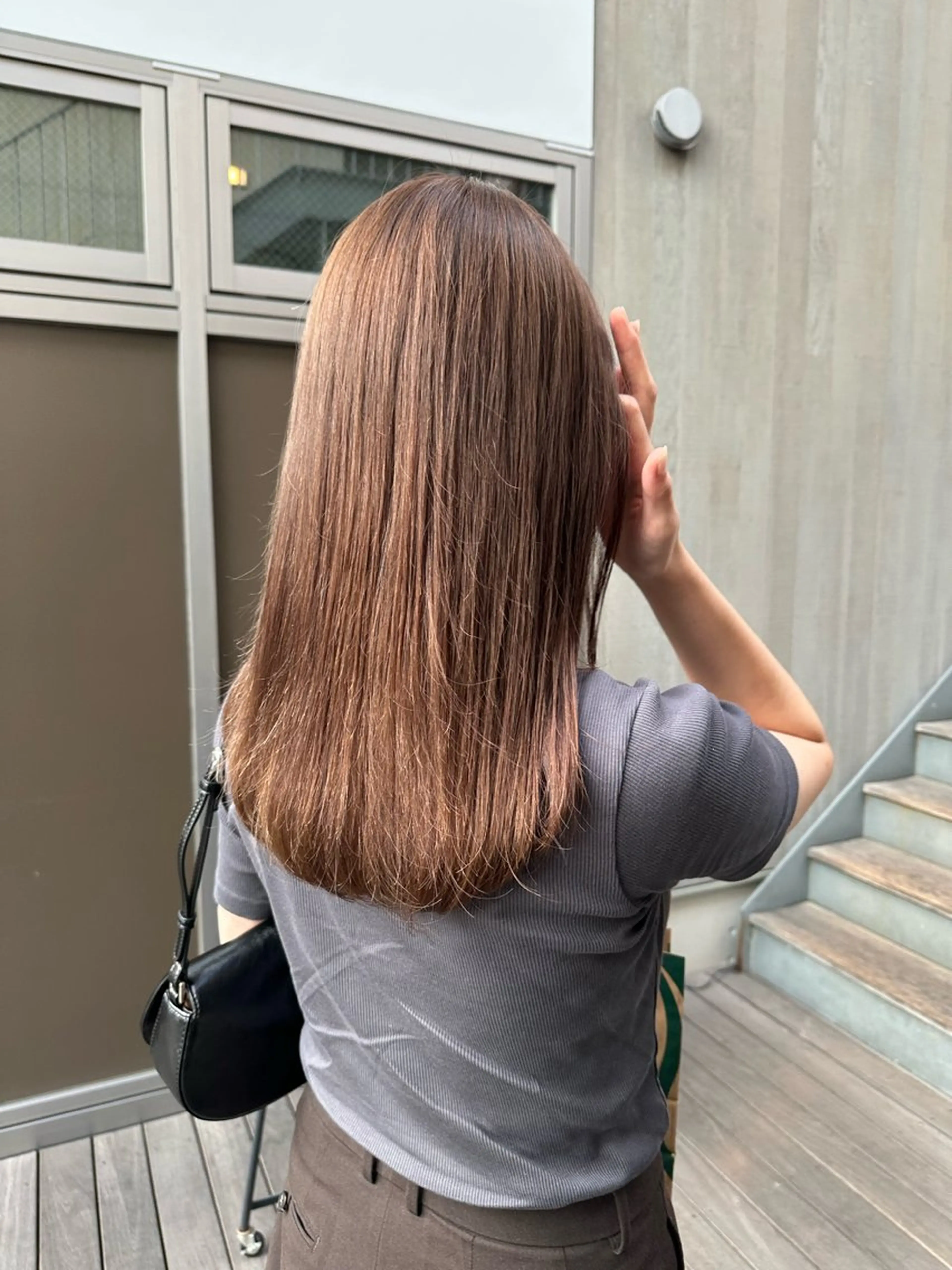 ロング カラー 似合わせレイヤー 海外風レイヤーmioのヘアスタイル