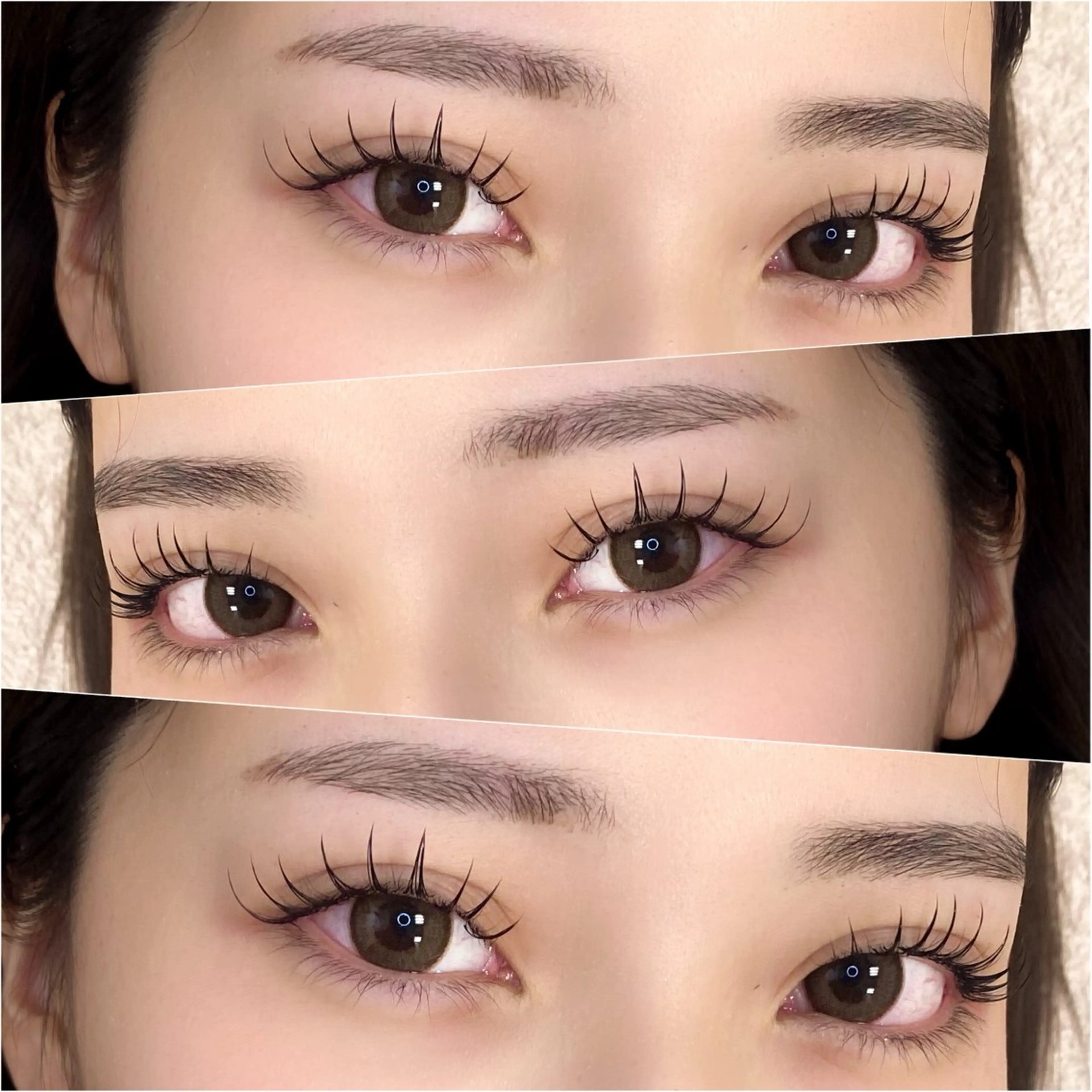 マツエク・マツパ 束感まつ毛 フラットラッシュ 韓国風マツエク パリジェンヌラッシュリフト まつげパーマ マツエク viviAiles ♡⃛ Ruiのマツエク・マツパデザイン