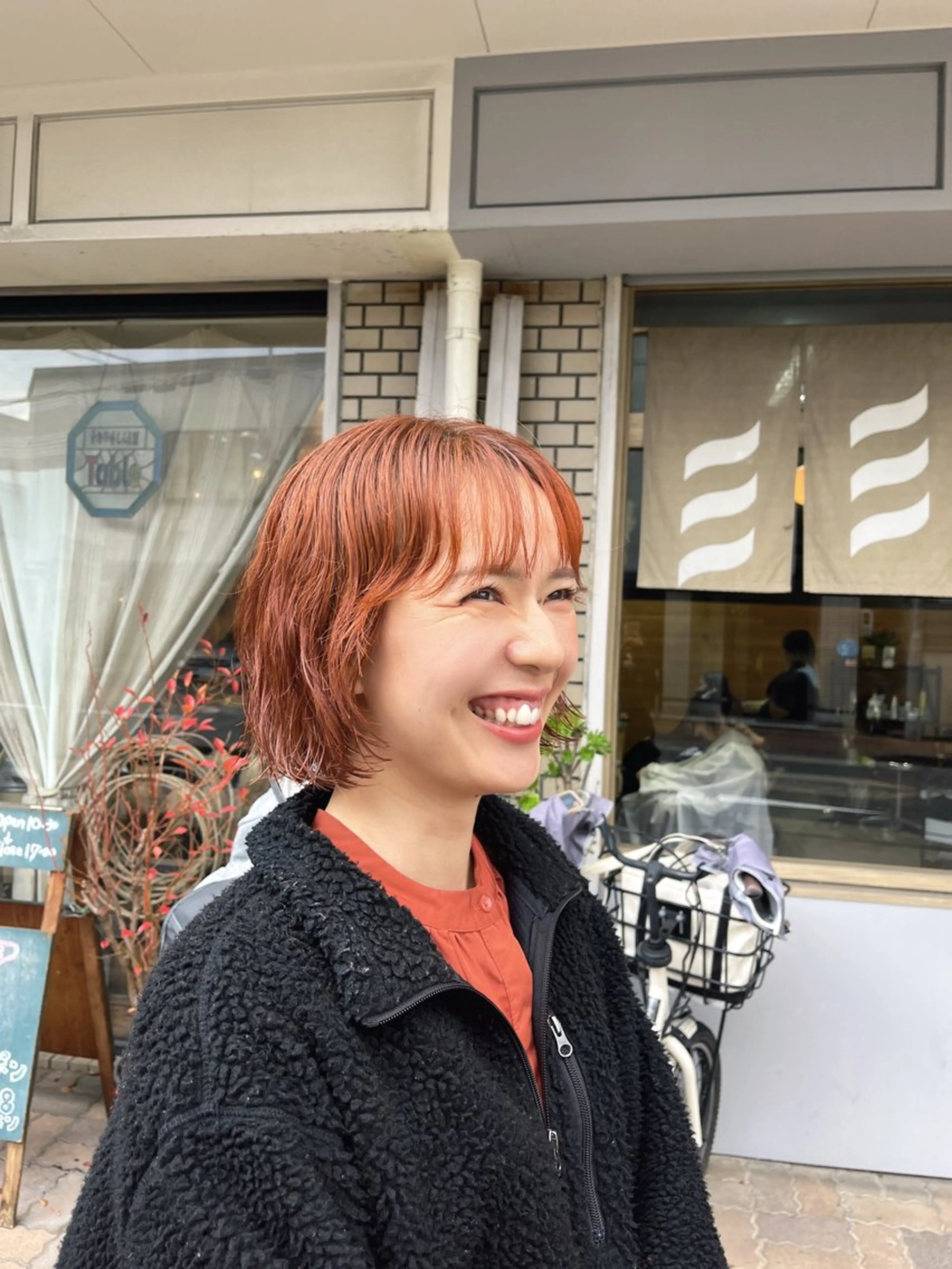 ミディアム カラー カット ヘアカラー トリートメント sign hair 鈴木 りん🍓のヘアスタイル