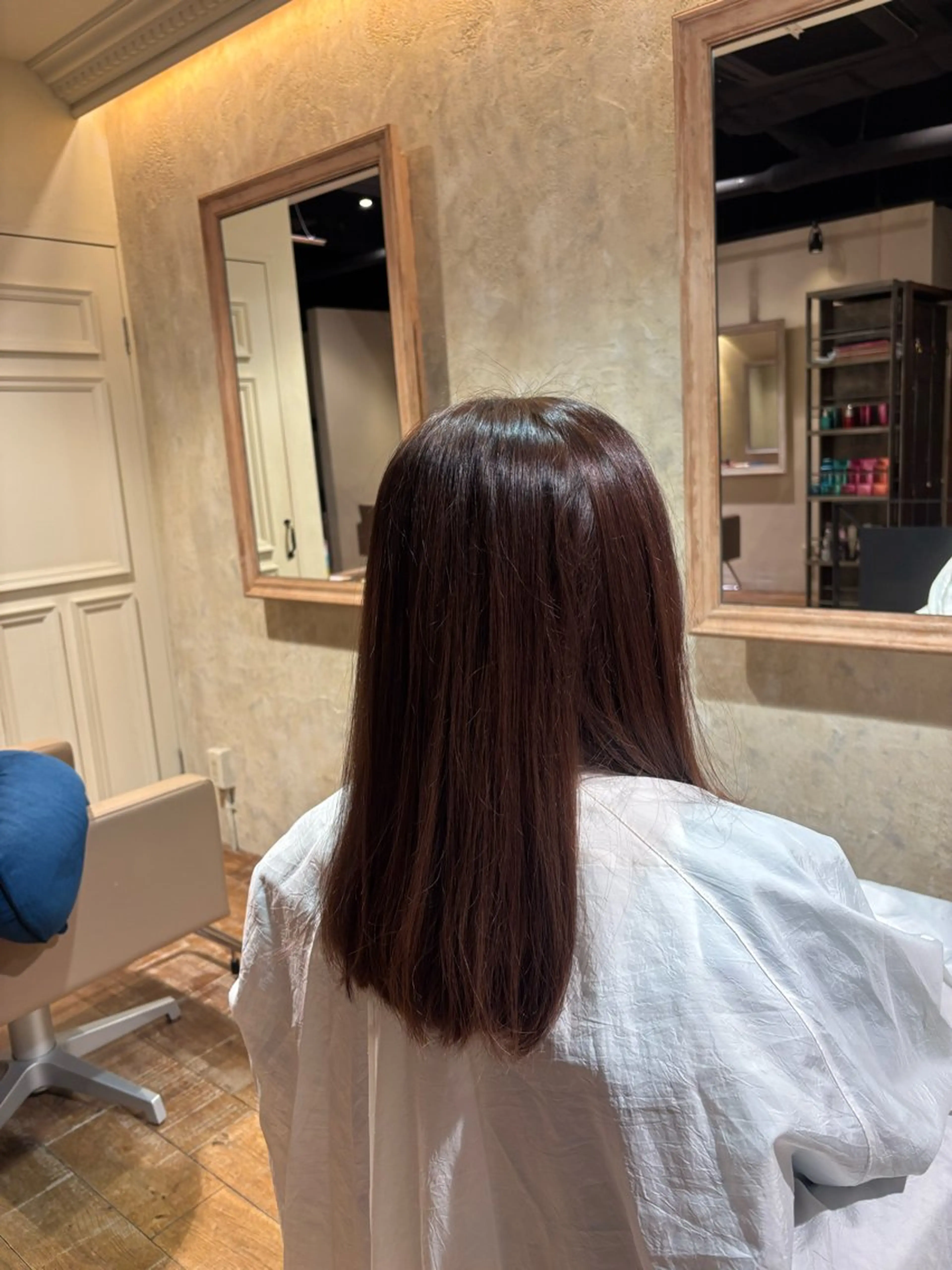 セミロング ナック梅田店 今林 柚葉リタッチ/根元のヘアスタイル