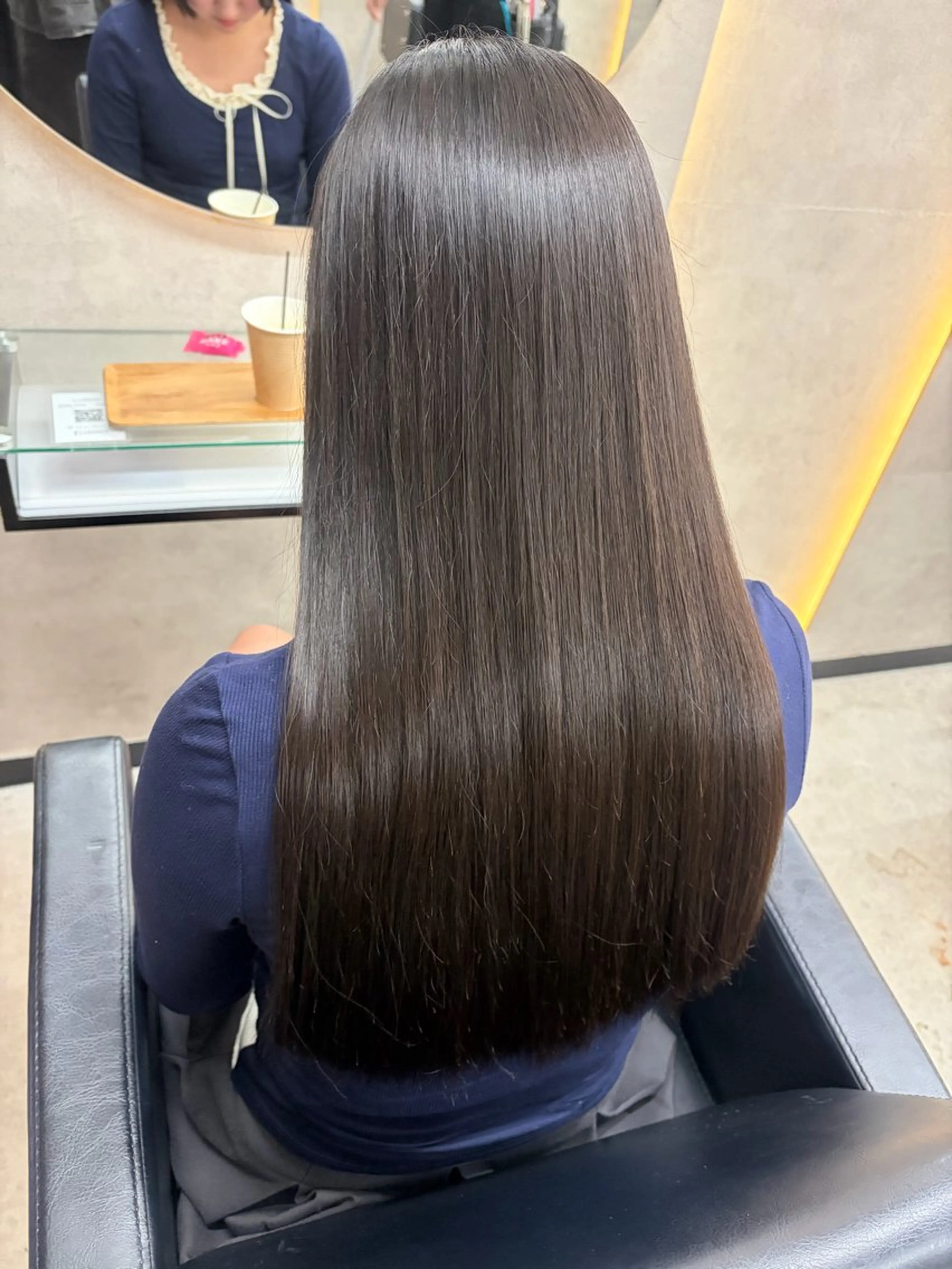 【美髪目指したい方必見👀💟】縮毛矯正+カット🪄🌠雨の日も安心サラサラ髪に🌧の写真