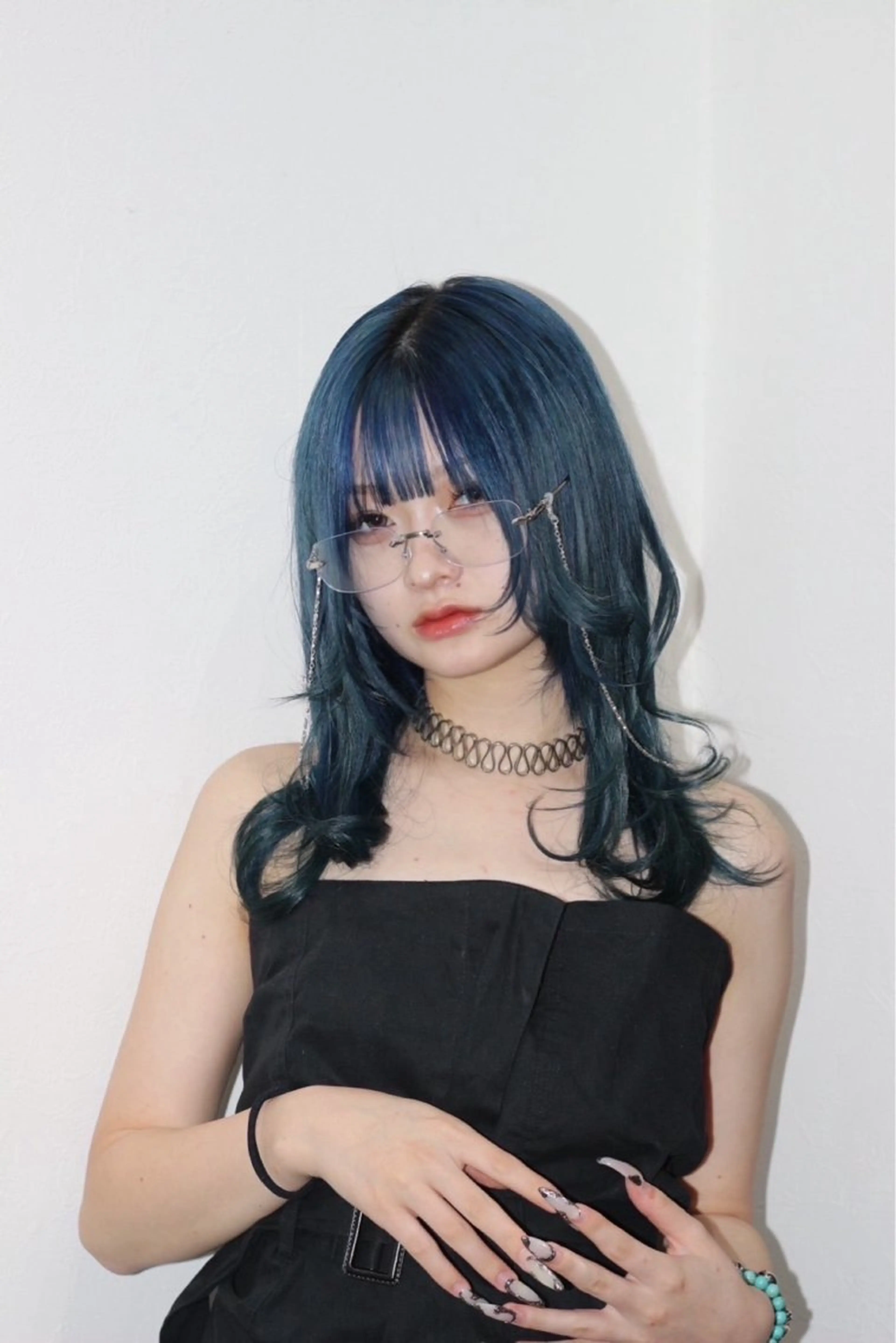 ミディアム カラー 松本 晴琉のヘアスタイル