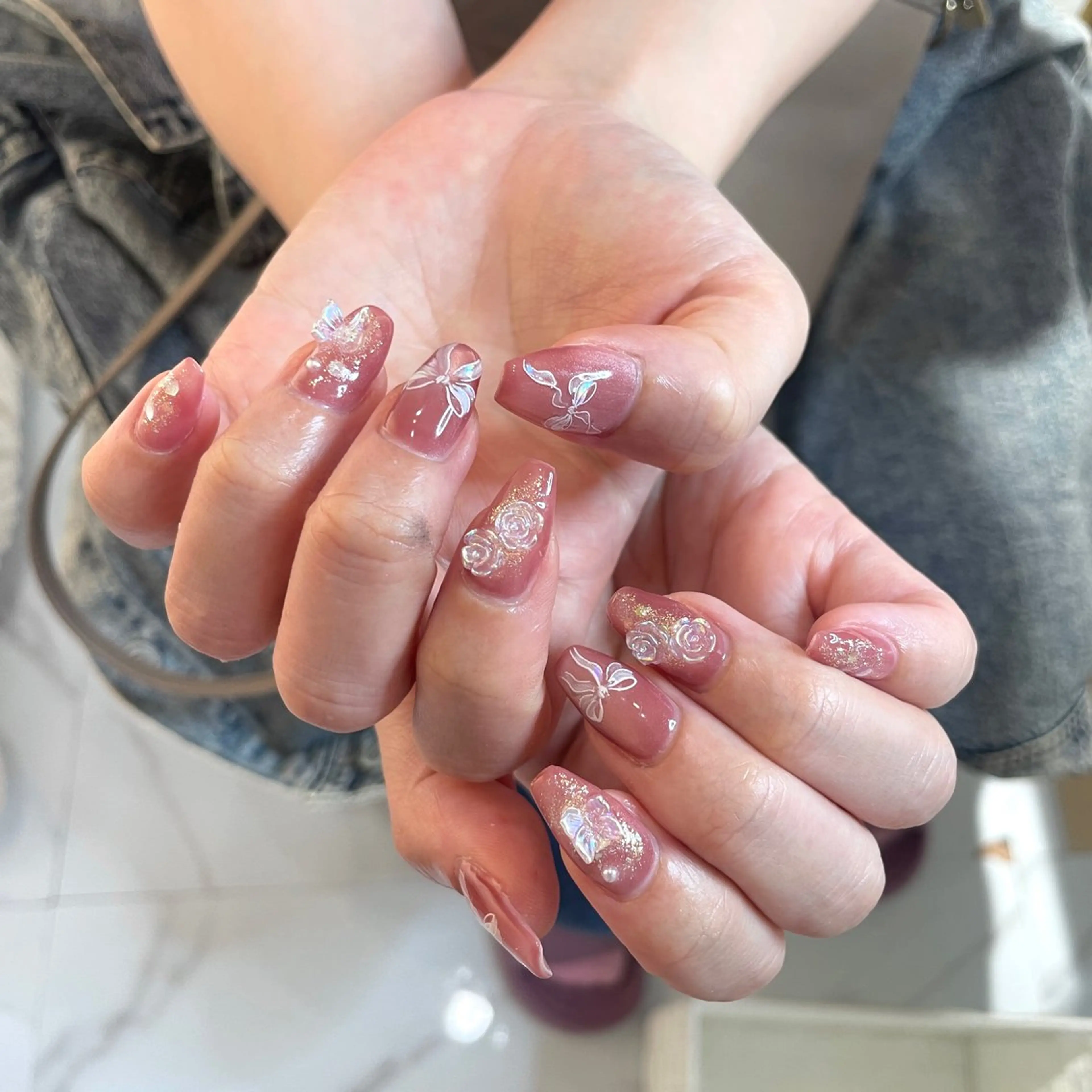 ネイル ハンドネイル SunNail池袋 🍧エミリーのネイルデザイン