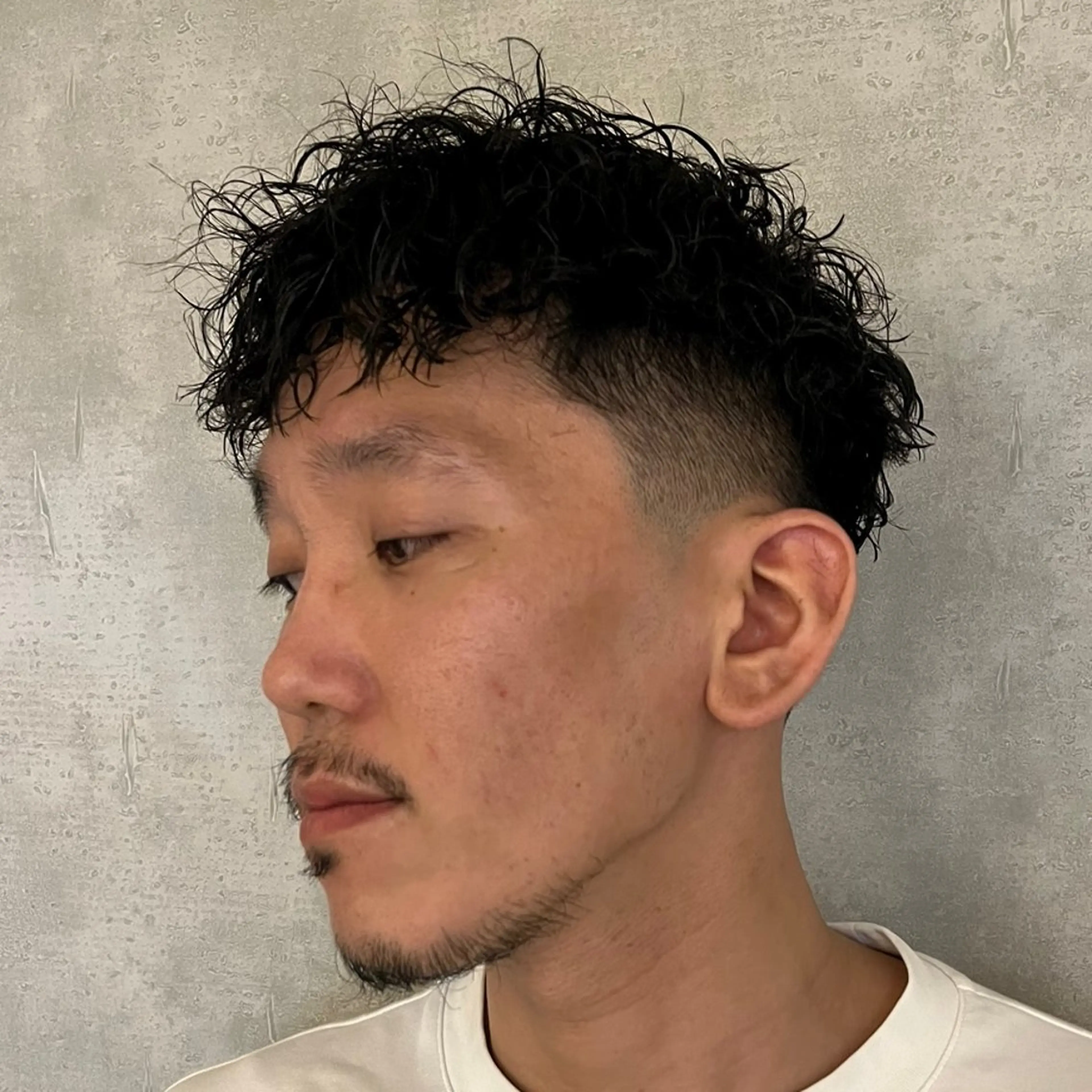 メンズカット＋スパイラル、ツイストスパイラルパーマの写真