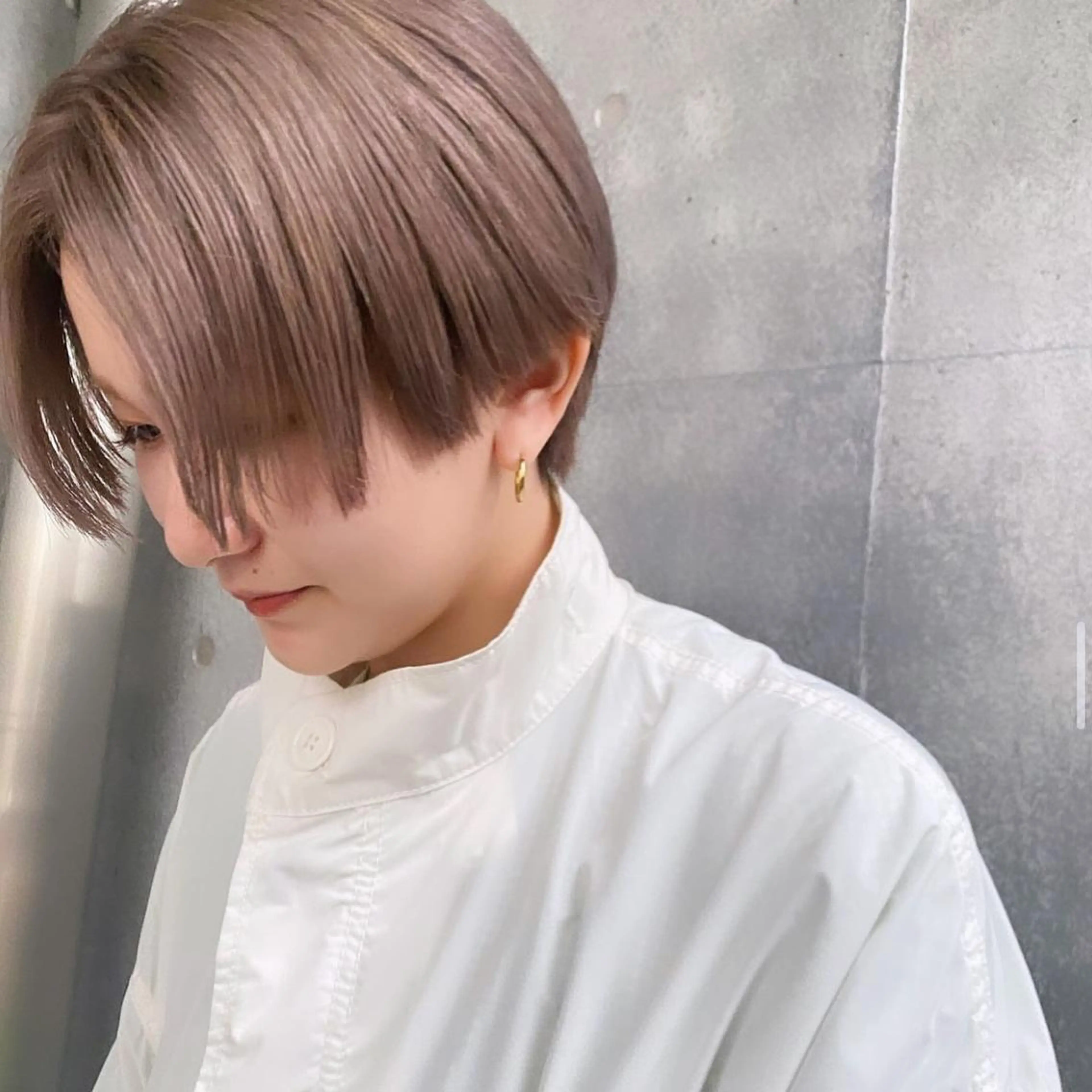 ショート ヘアカラー まお♡レイヤーカット ×色っぽstyleのヘアスタイル