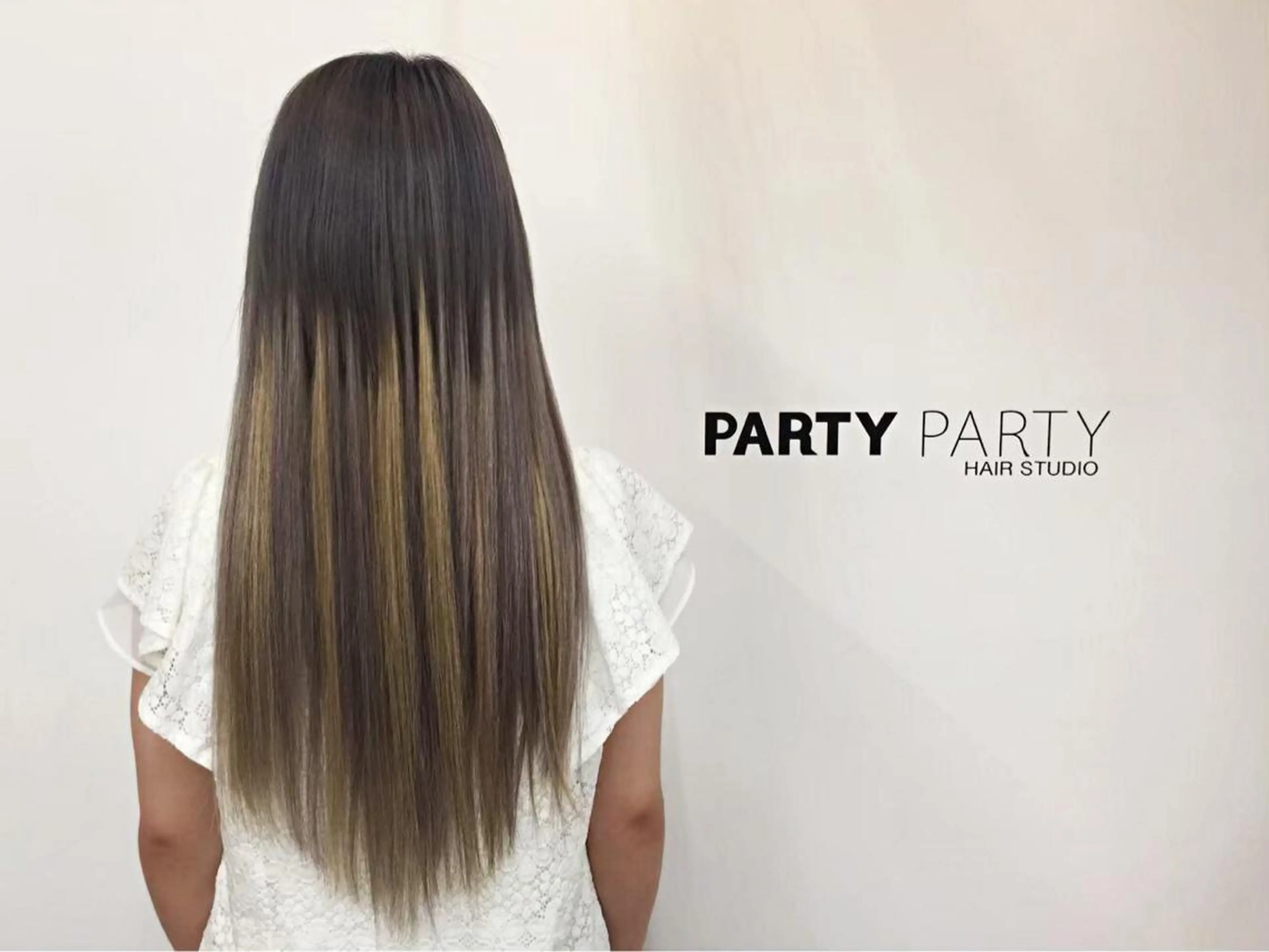 ロング プルエクステ エクステ プルエクステ/潤艶 最強矯正/西野入のヘアスタイル