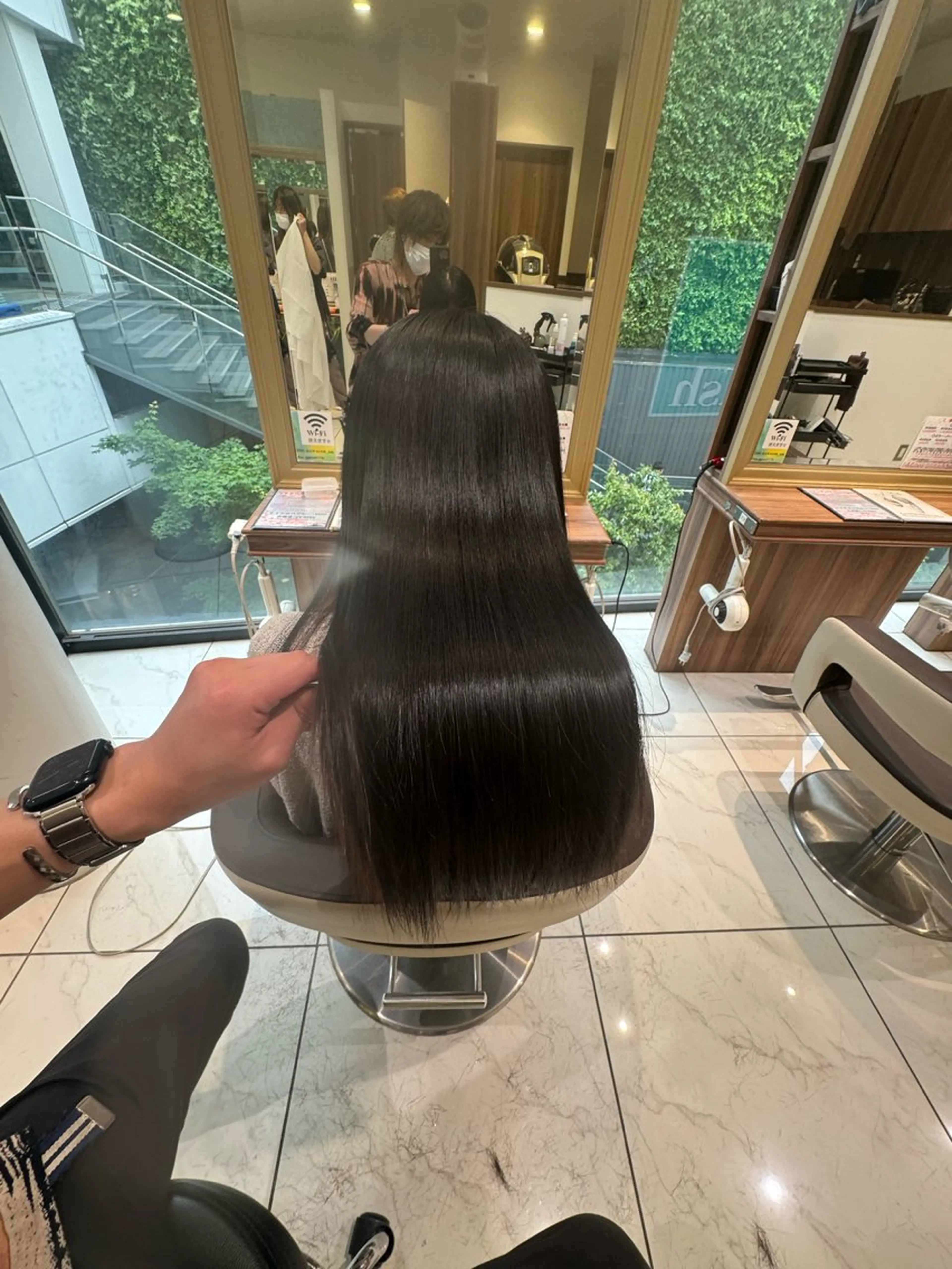 ロング カット 縮毛矯正 トリートメント Ash川越店/ 米川 武志のヘアスタイル