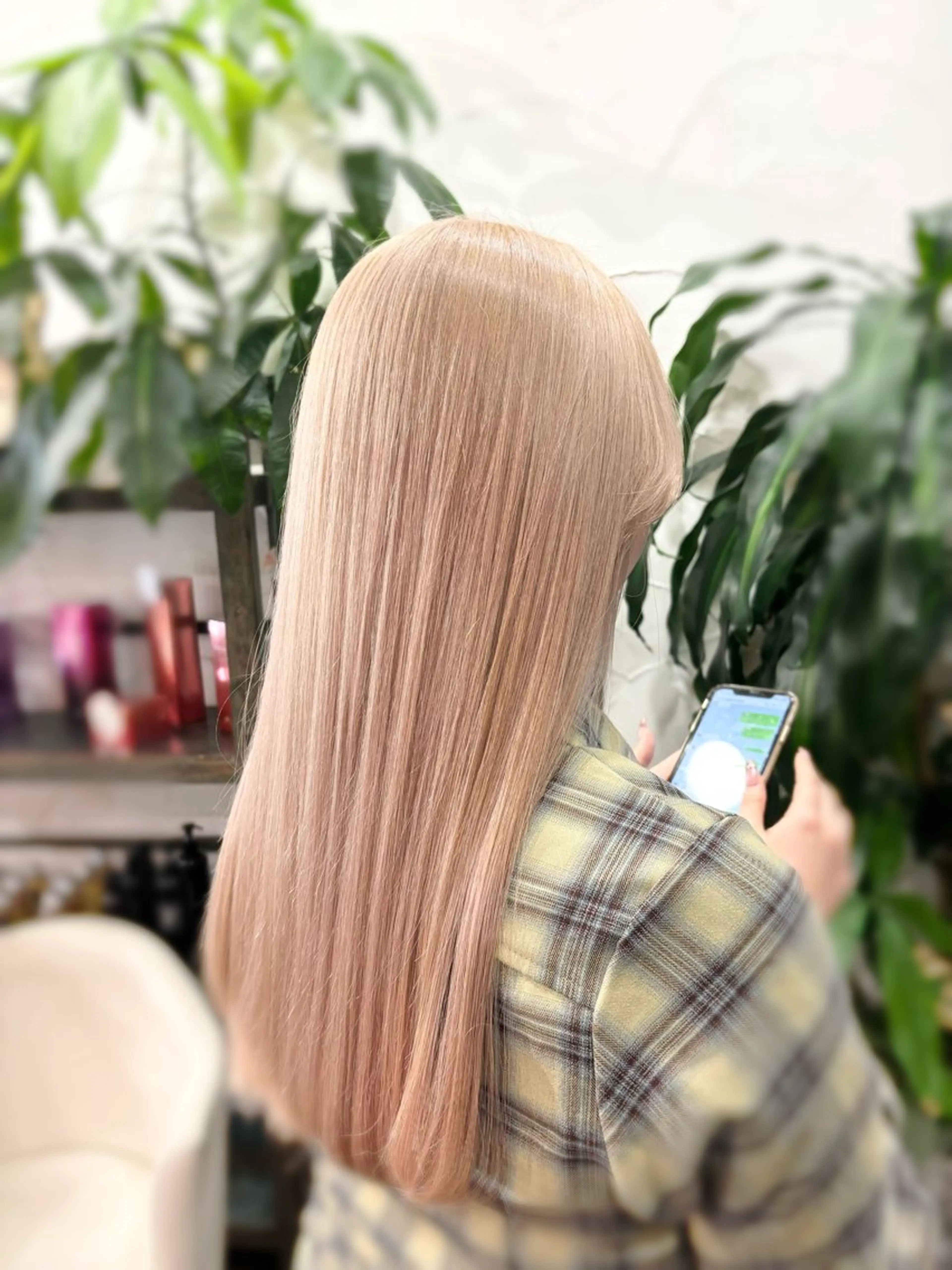 ロング カラー 梅原 姫🍬🐰のヘアスタイル