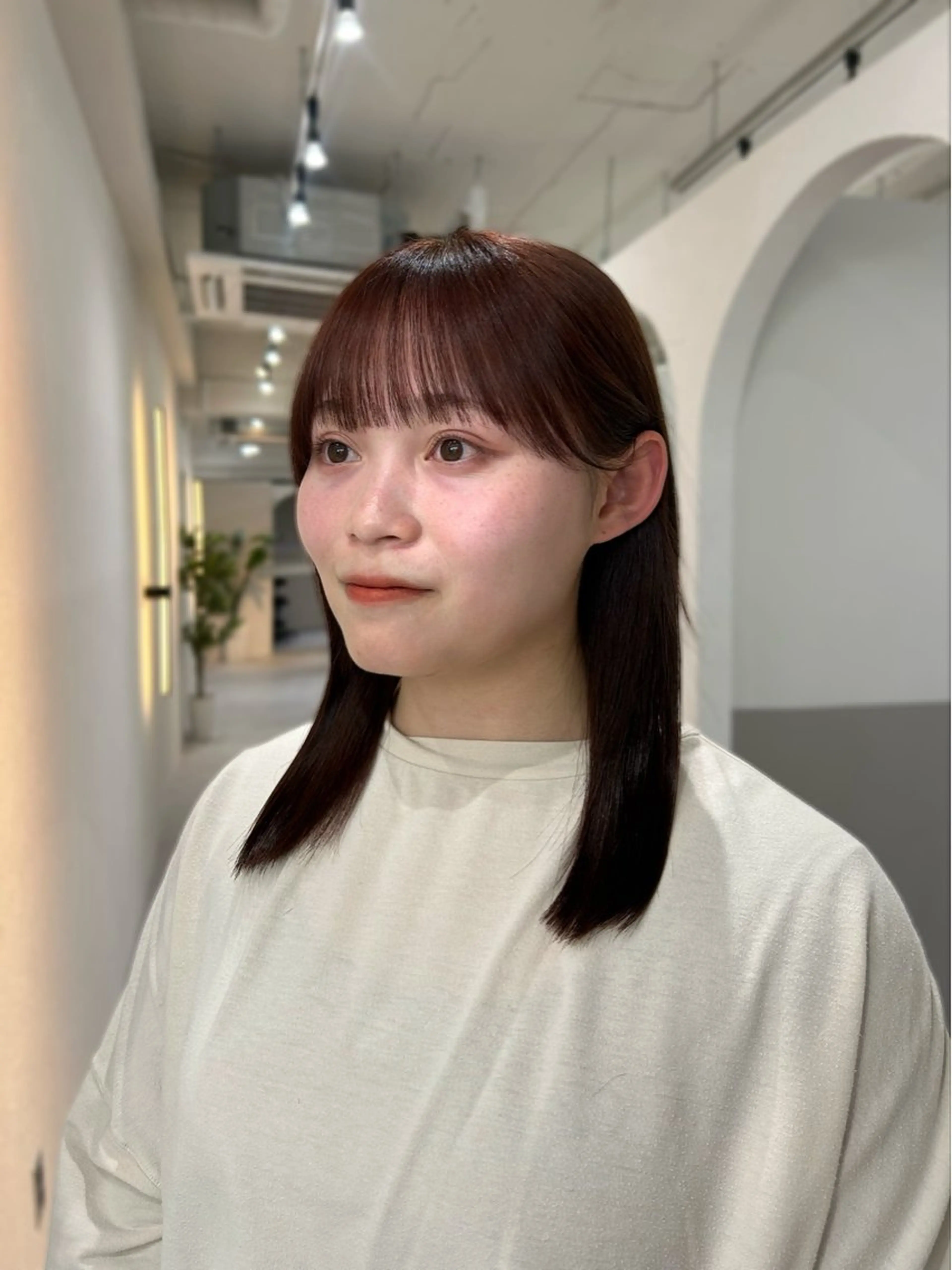 セミロング ヘアカラー トリートメント ふわっとレイヤー‪☆ 菅原 千鶴のヘアスタイル