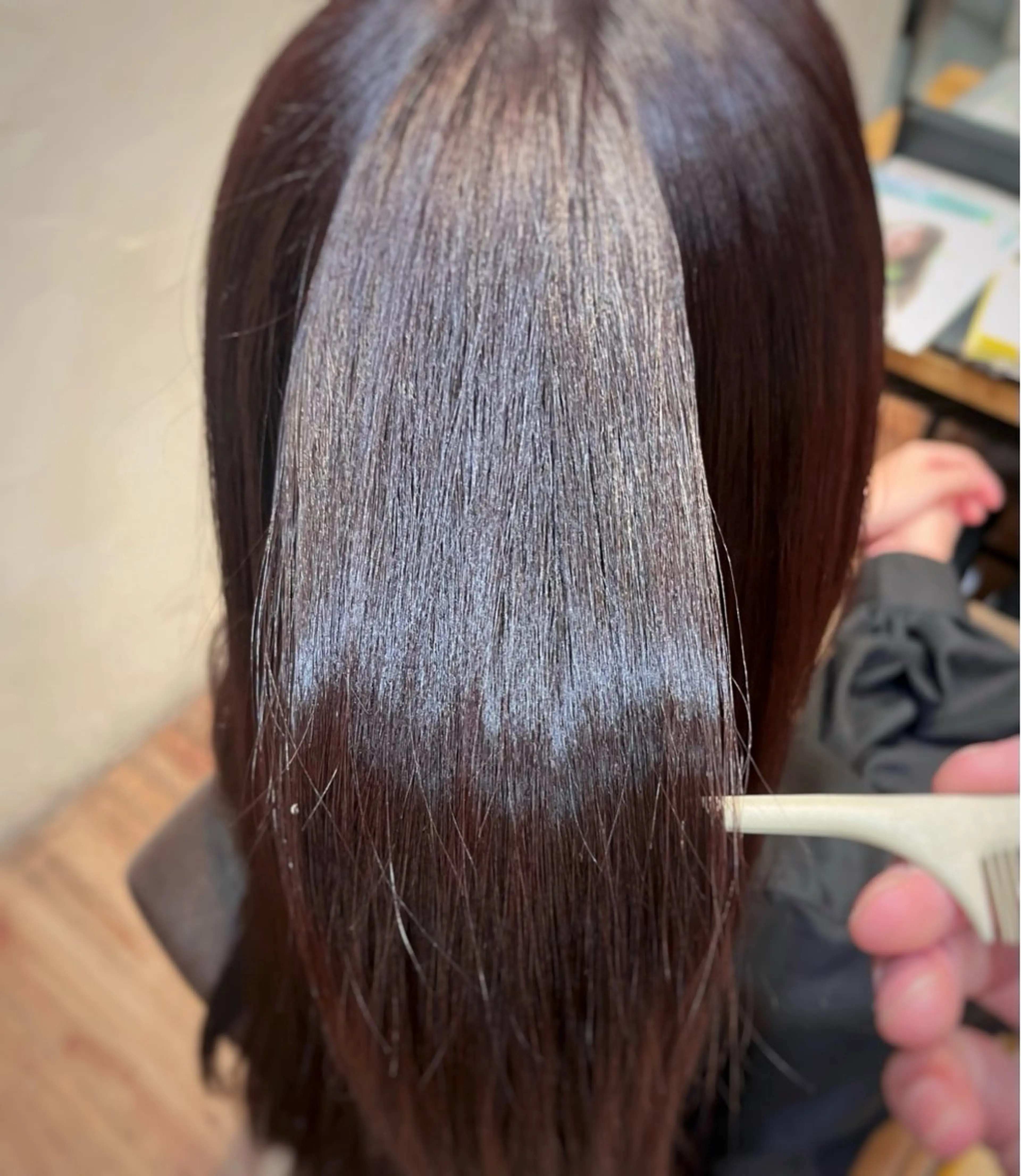 セミロング カラー 新越谷Lusso 【OOSERA】のヘアスタイル