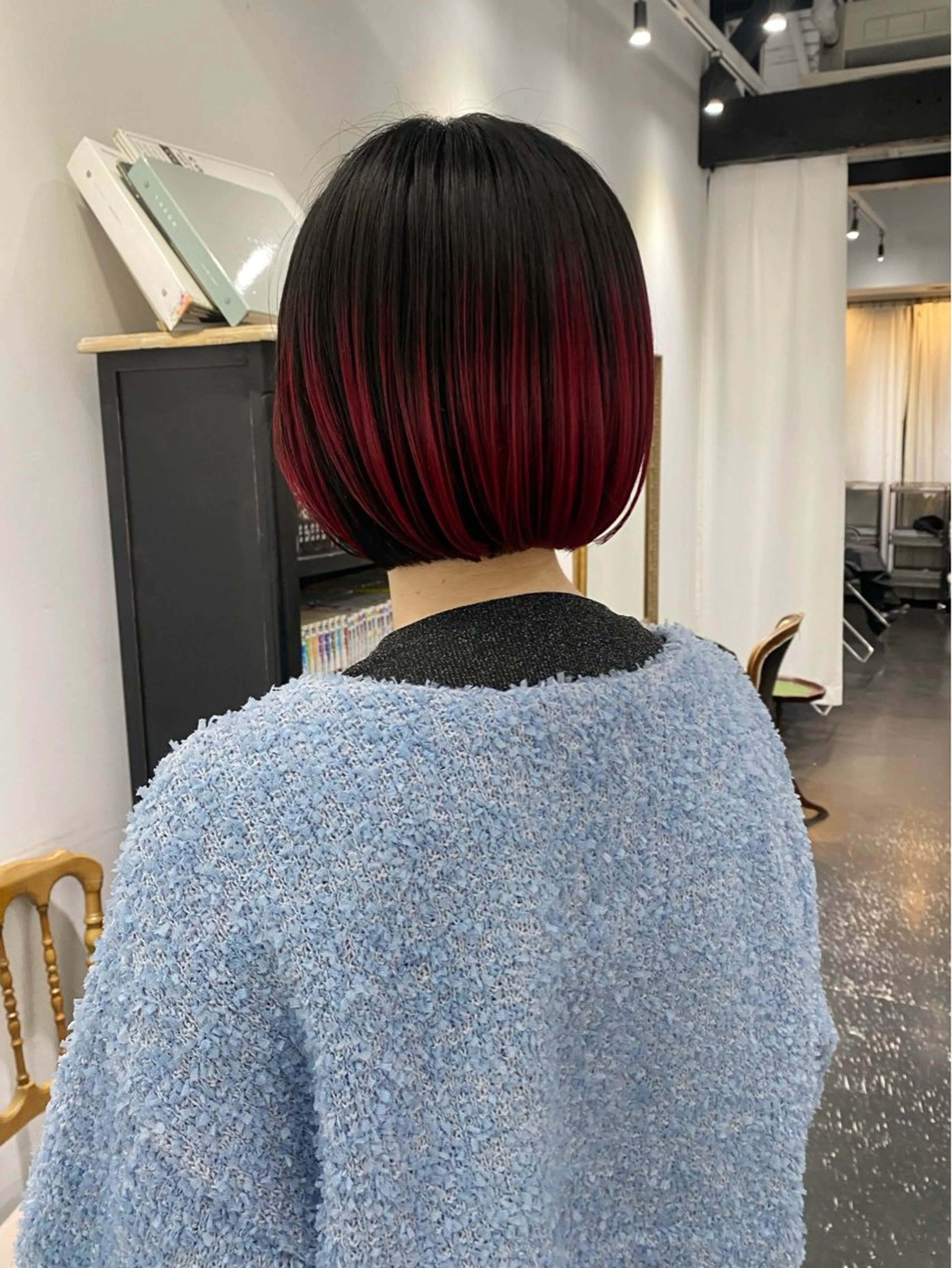 ミディアム カラー tonari 梅田、中崎町のヘアスタイル