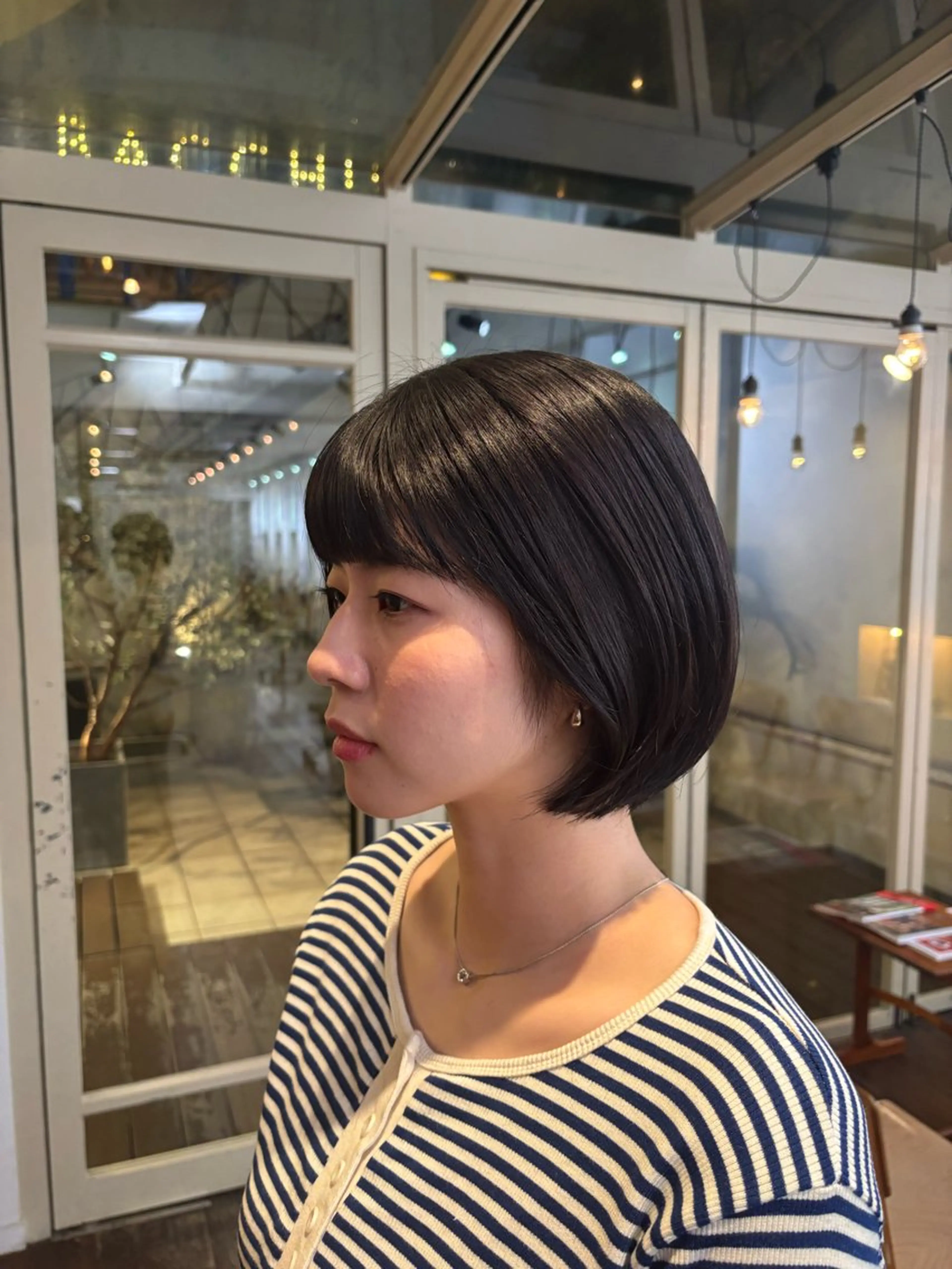 ショート くいた あやなのヘアスタイル