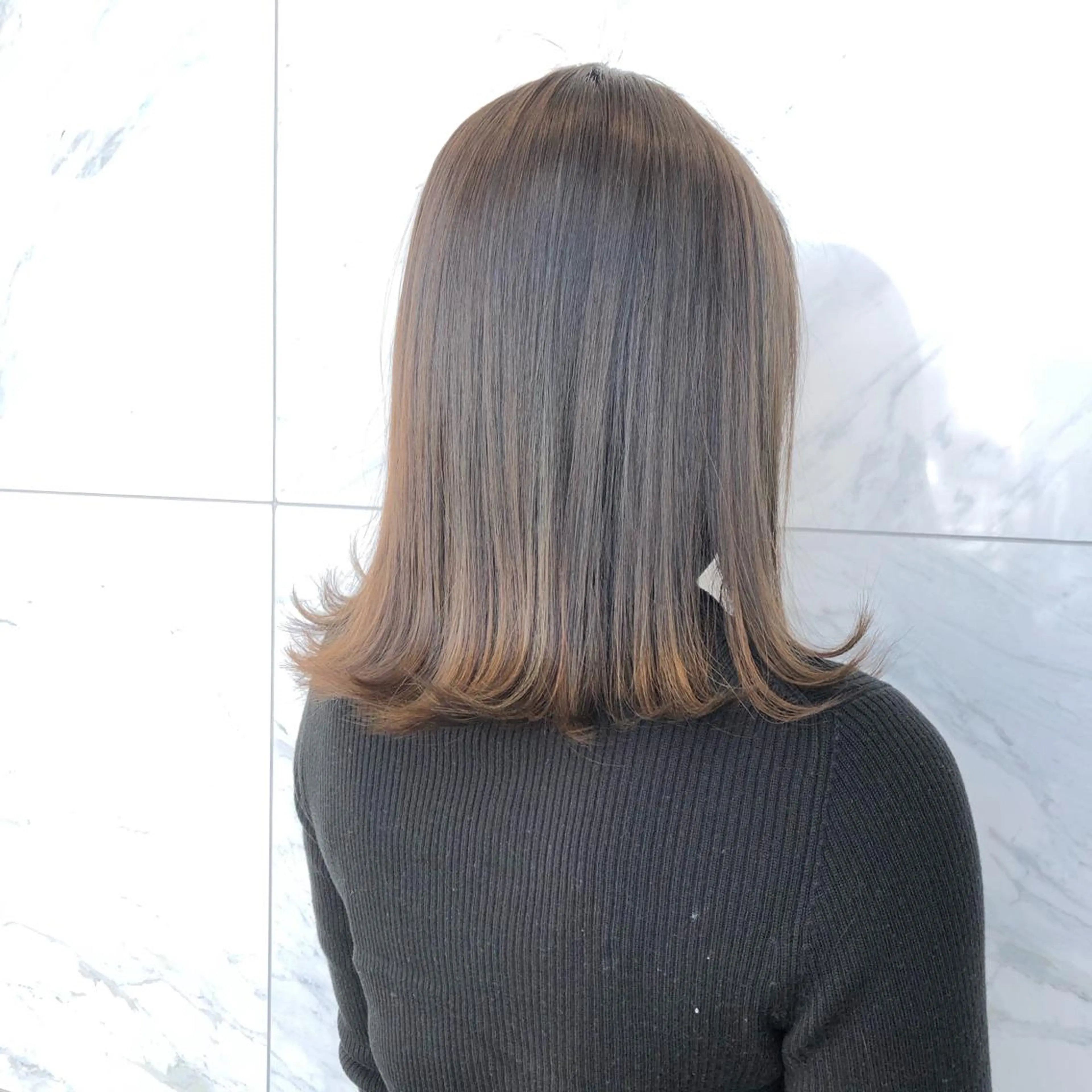 ミディアム カラー ヘアアレンジ yoshino yukoのマツエク・マツパデザイン