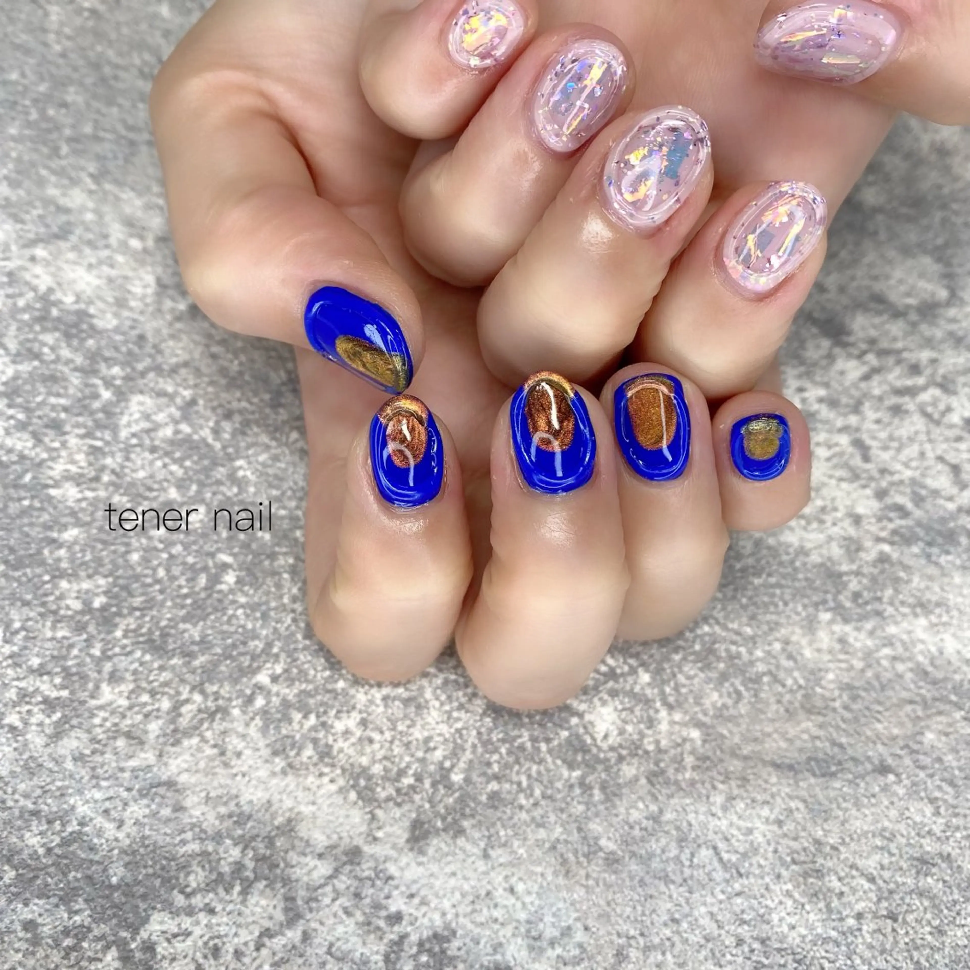 ネイル ニュアンスネイル ぷっくりネイル テネルネイル tener nailのネイルデザイン